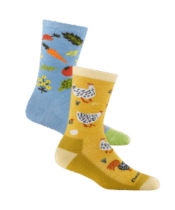 Darn Tough Socks Women's Lightweight Lifestyle Combo Crew 2-Pack