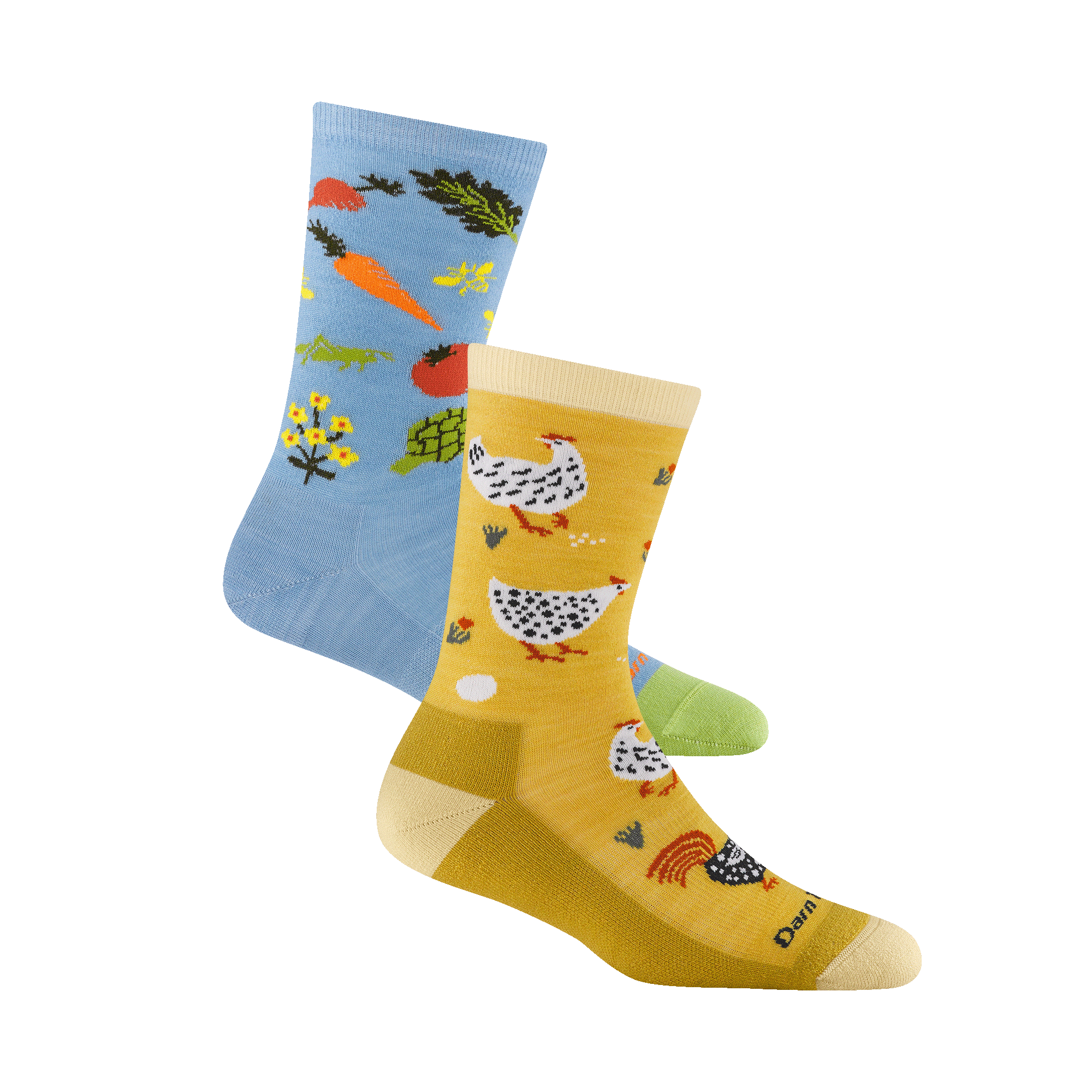 Darn Tough Socks Women's Lightweight Lifestyle Combo Crew 2-Pack