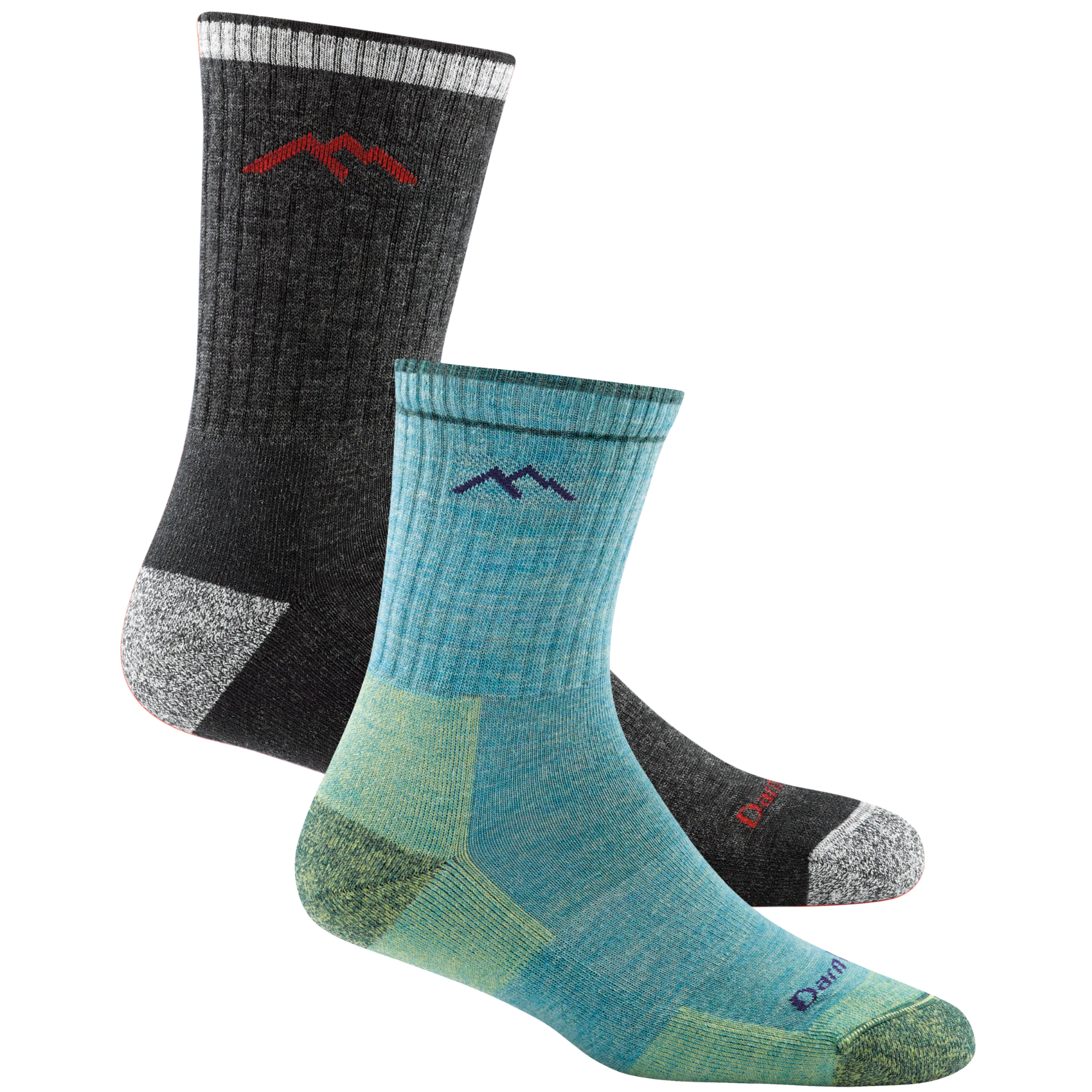 Darn Tough Socks Men's and Women's Hiker Micro Crew 2-Pack Hiking Socks - Image 3