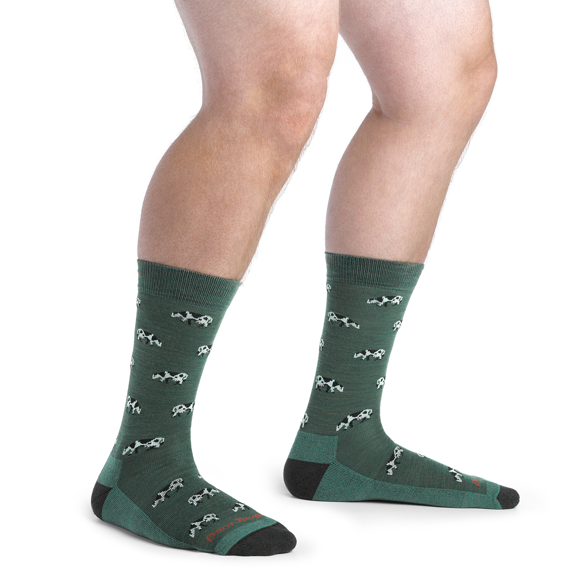 Darn Tough Socks Men's Dairy Air Crew Lightweight Lifestyle Socks - Image 6