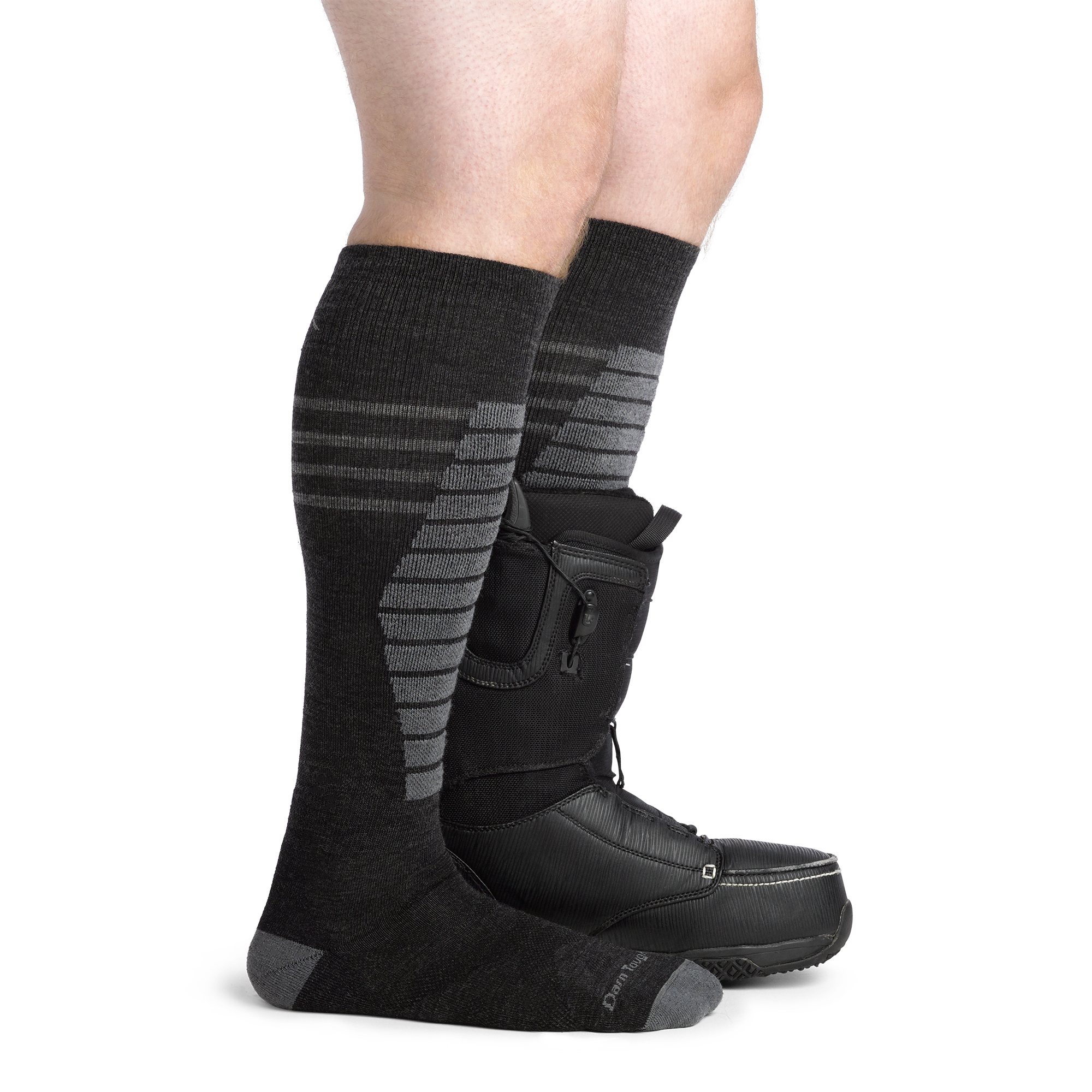 Darn Tough Socks Men's Edge Over-the-Calf Midweight Ski & Snowboard Sock-Last Chance - Image 7