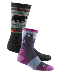 Darn Tough Socks Men's and Women's Bear 2-Pack Hiking Socks