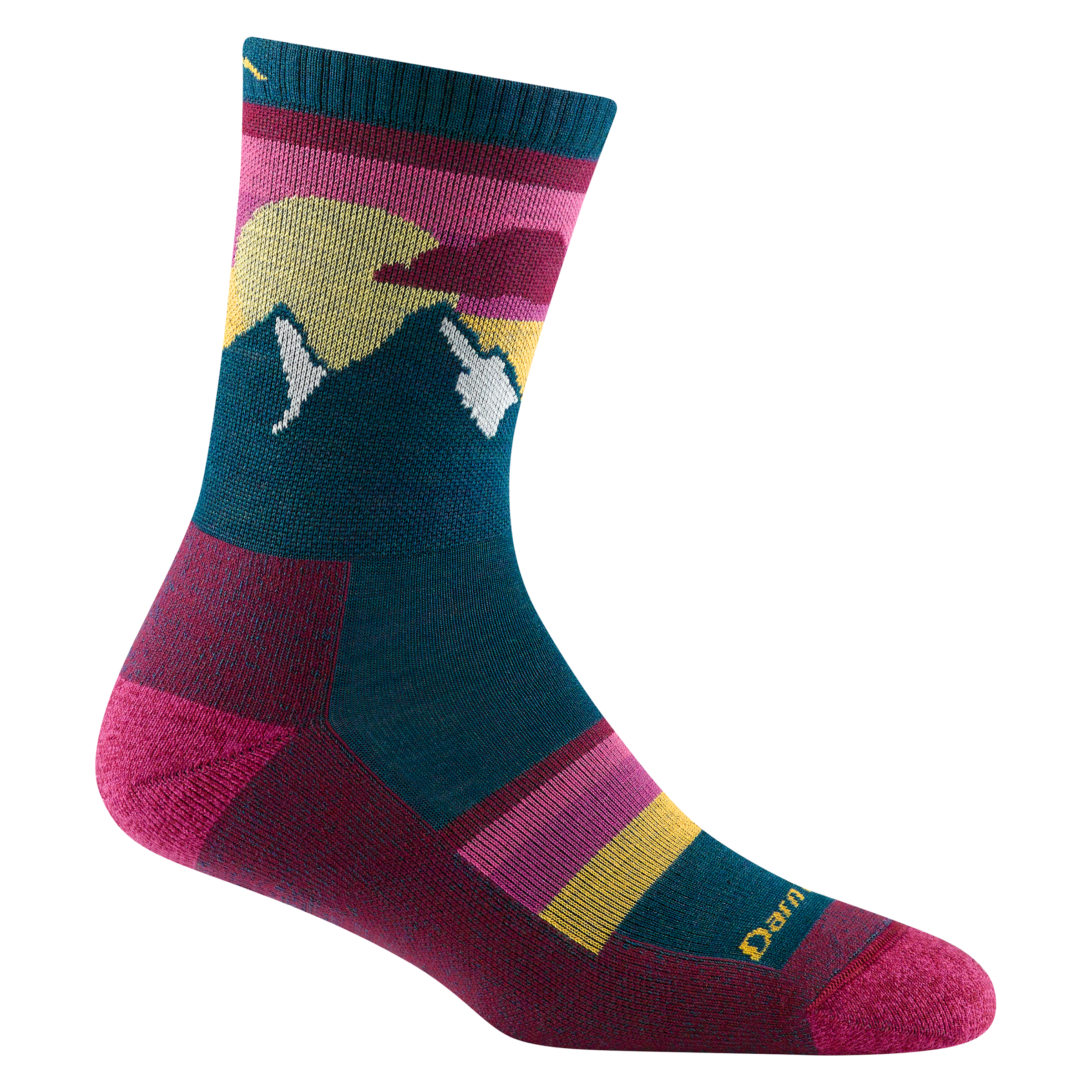 Darn Tough Socks Women's Sunset Ledge Micro Crew Lightweight Hiking Socks - Image 5