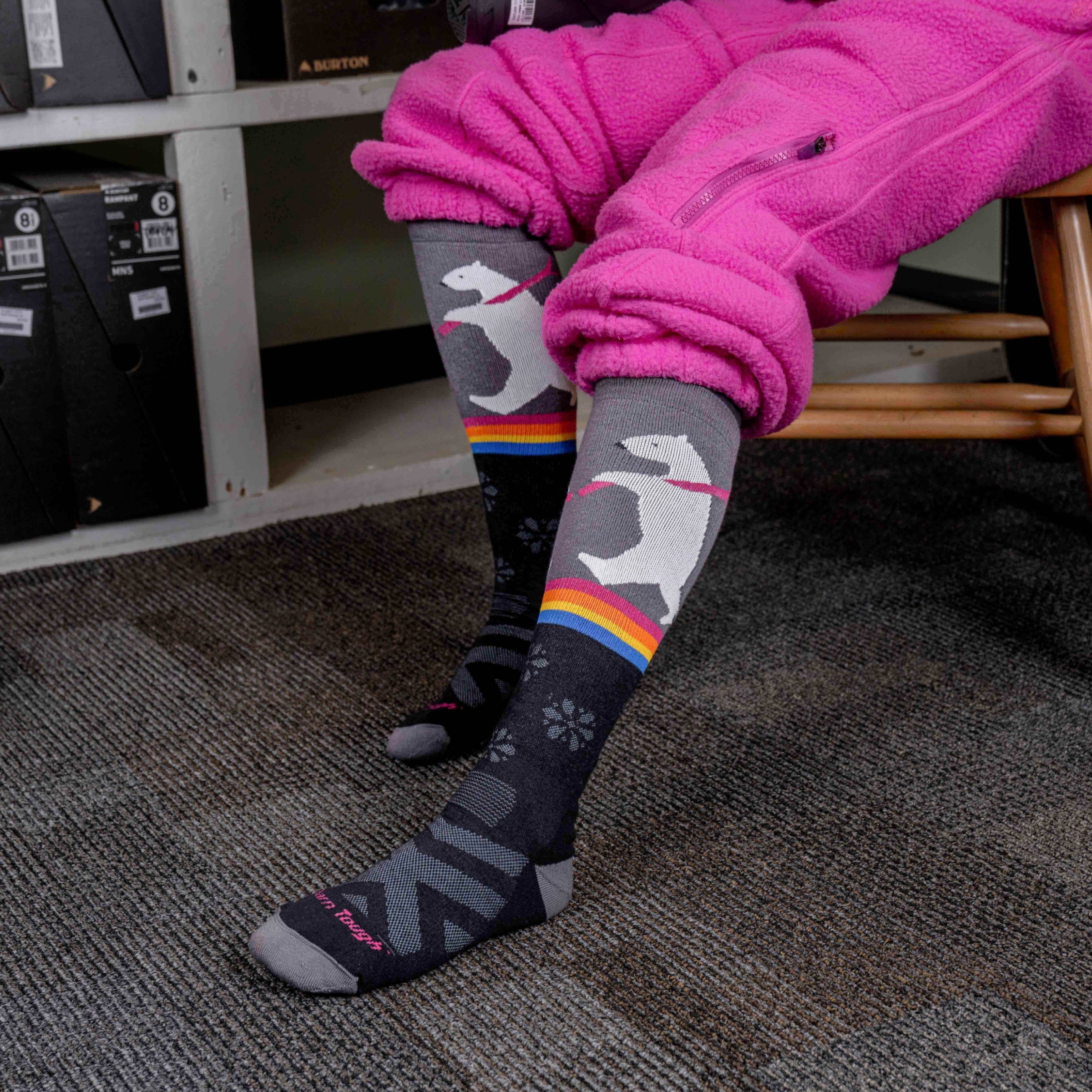Darn Tough Socks Women's Thermolite® Due North Over-the-Calf Midweight Ski & Snowboard Socks - Image 3