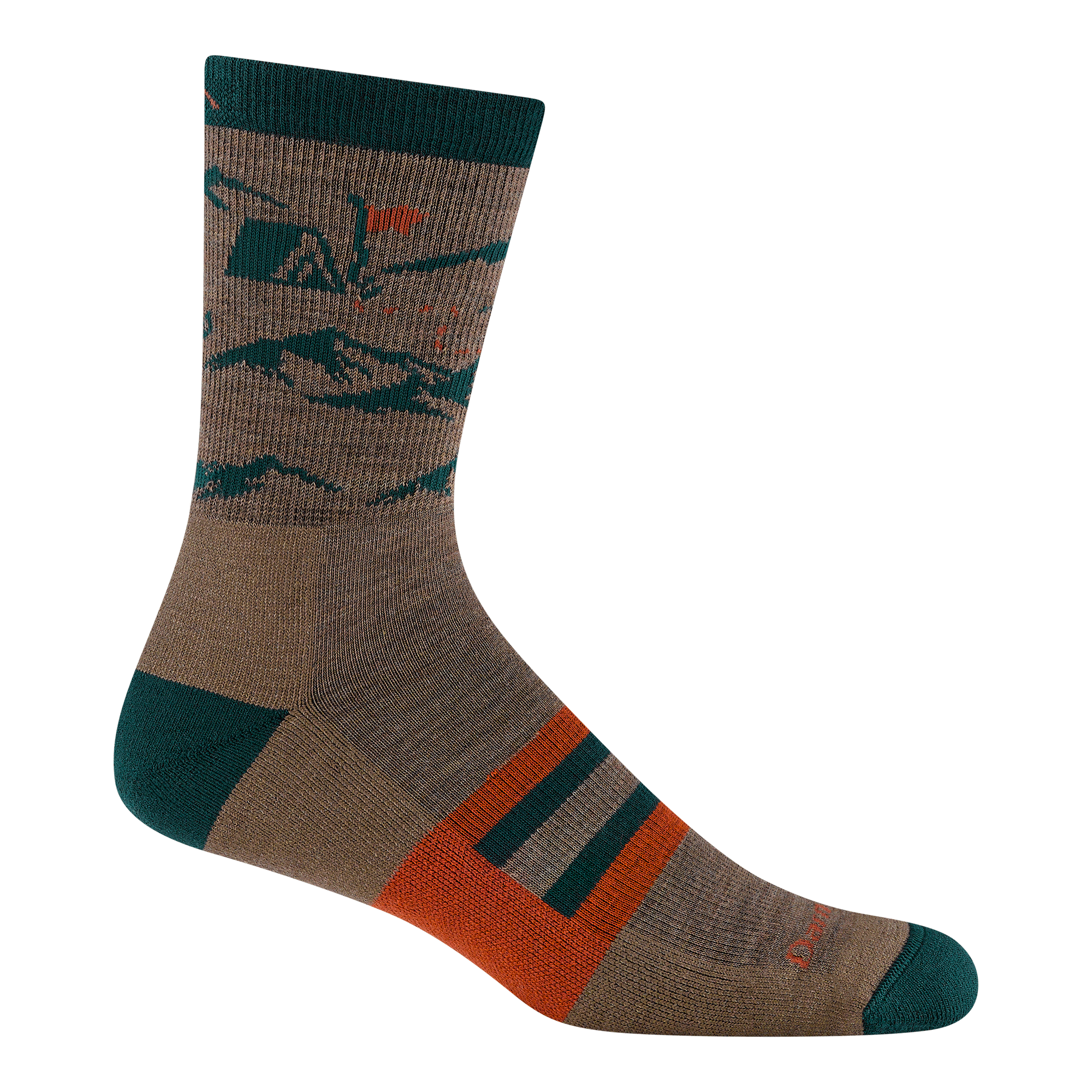 Darn Tough Socks Men's Hike Hike Hut Micro Crew Midweight Hiking Socks-Last Chance