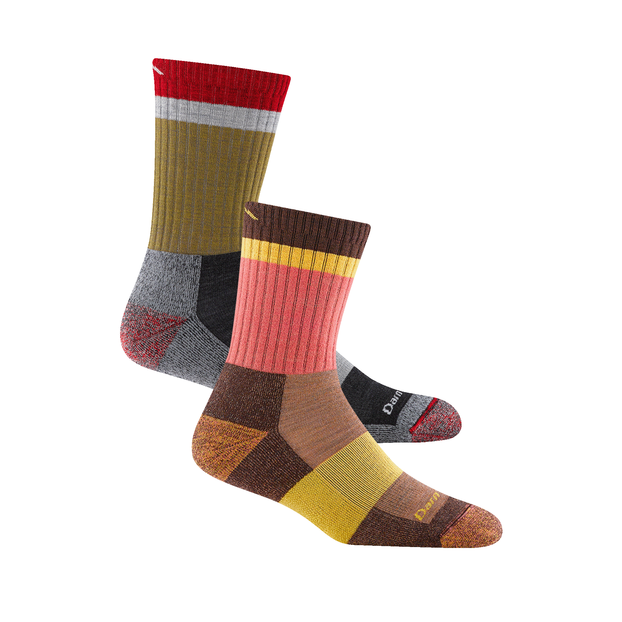 Darn Tough Socks Men's and Women's Lightweight Micro Crew 2-Pack