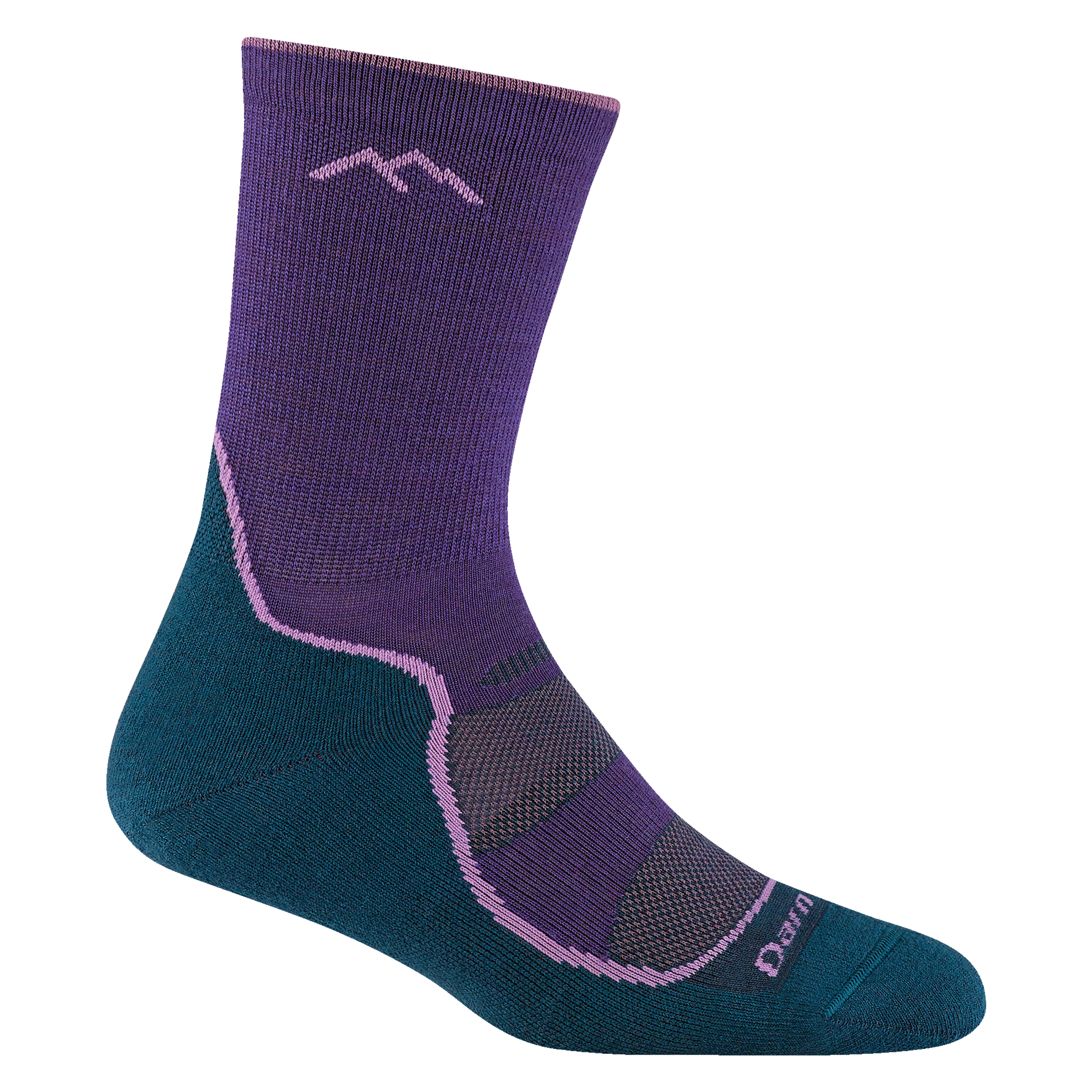 Darn Tough Socks Women's Light Hiker Micro Crew Lightweight Hiking Socks