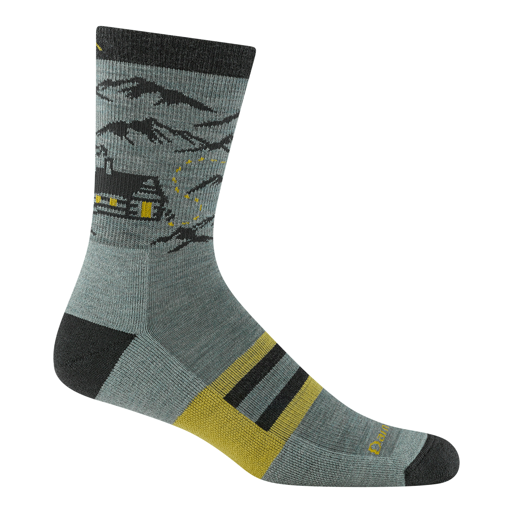 Darn Tough Socks Men's Hike Hike Hut Micro Crew Midweight Hiking Socks-Last Chance - Image 6
