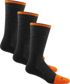 Darn Tough Socks Men's Steely Boot Work Sock 3-Pack