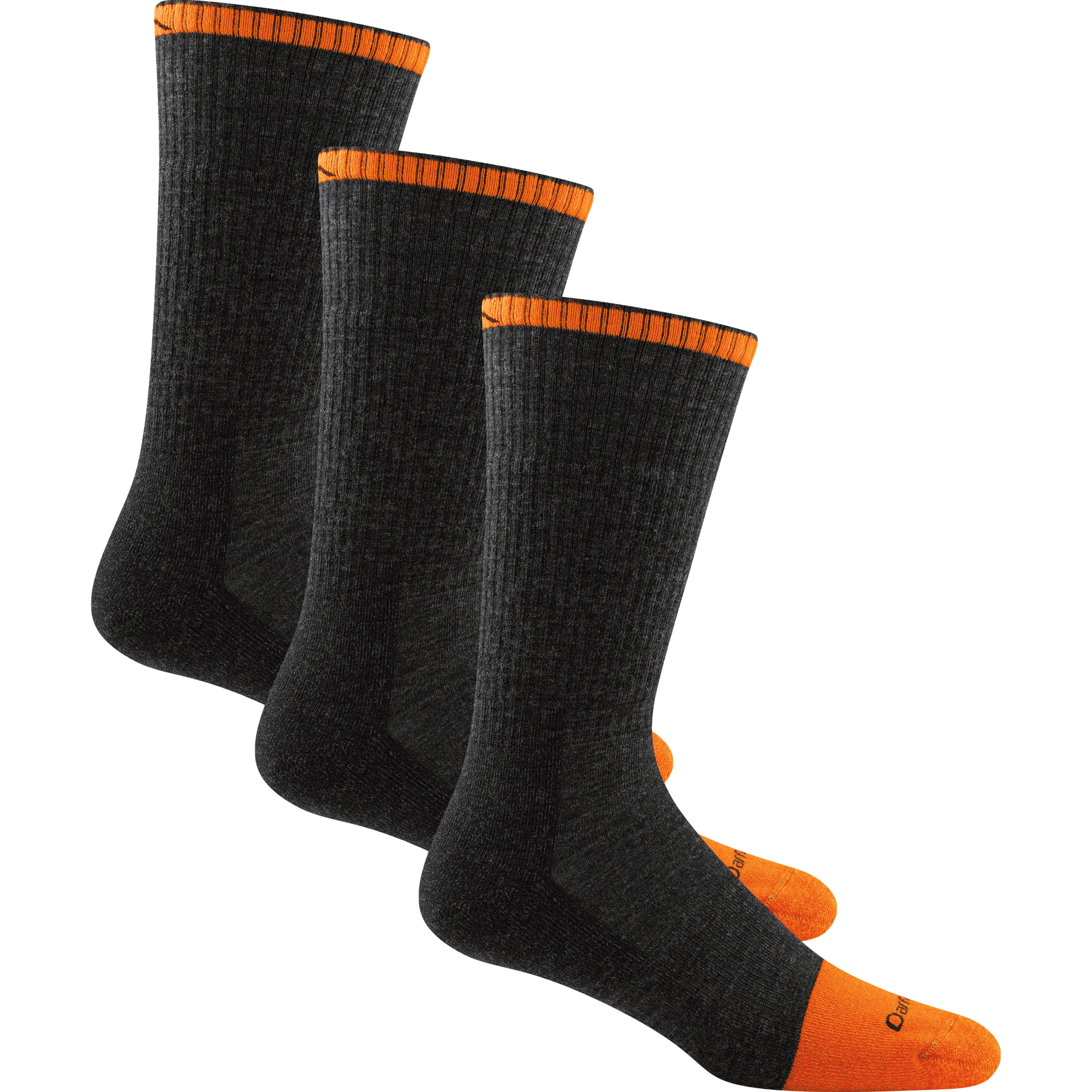 Darn Tough Socks Men's Steely Boot Work Sock 3-Pack