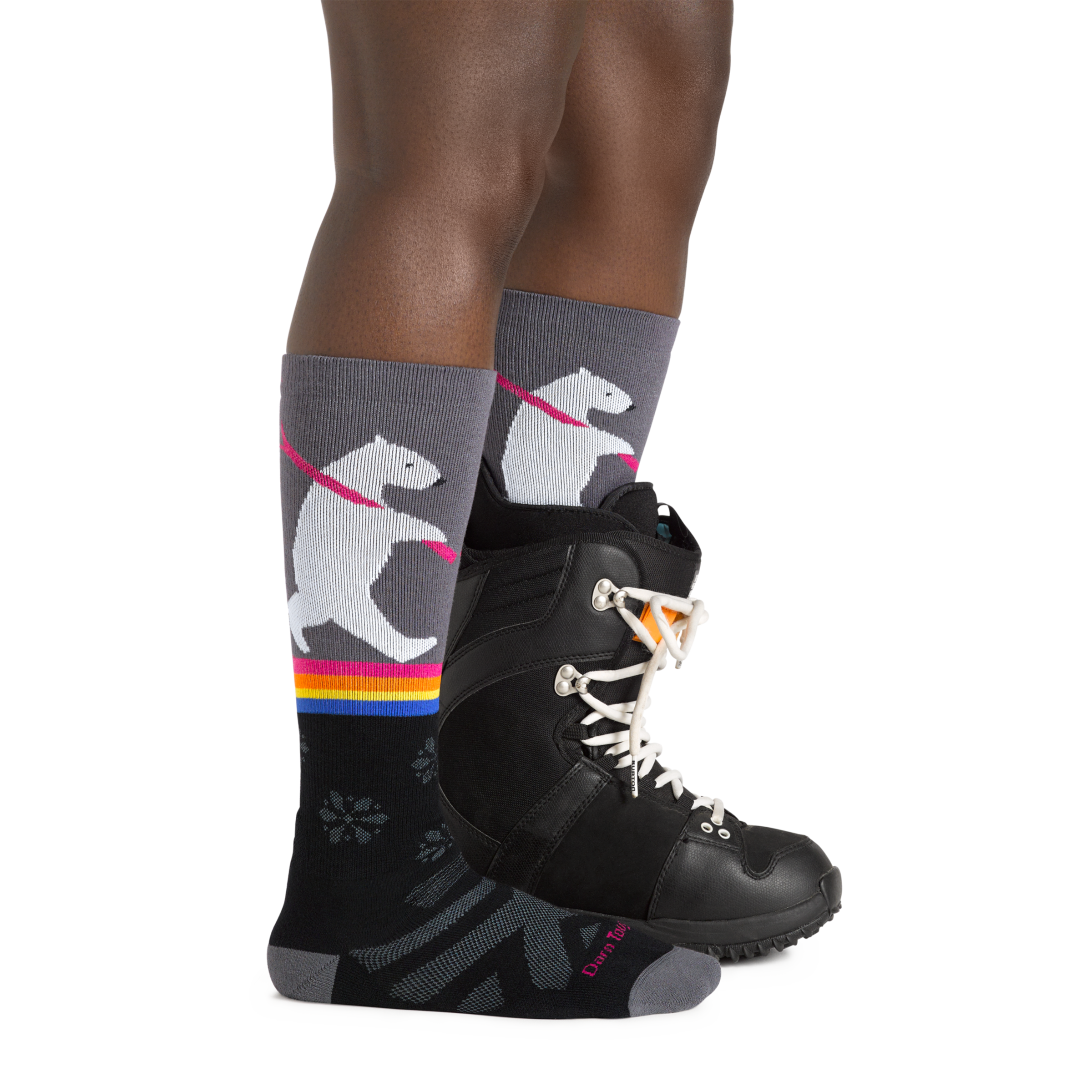 Darn Tough Socks Women's Thermolite® Due North Over-the-Calf Midweight Ski & Snowboard Socks - Image 5