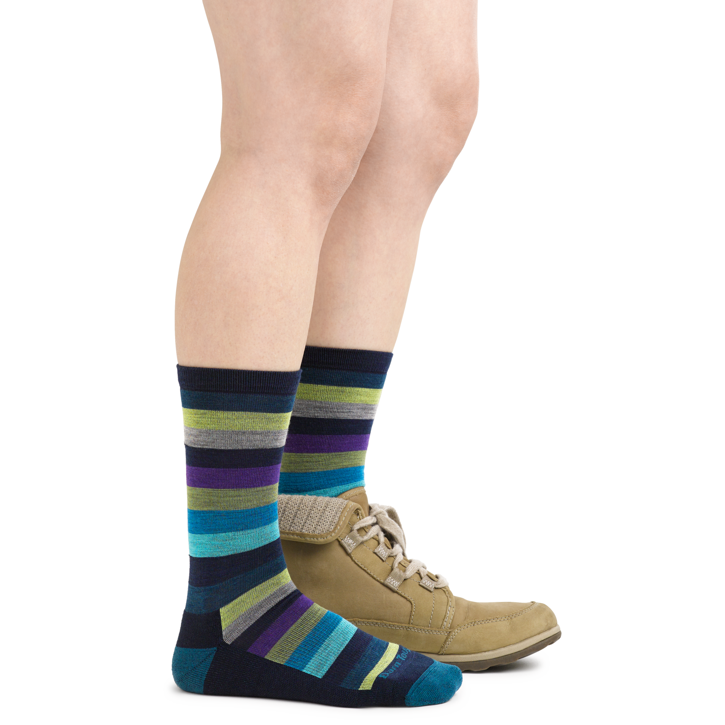Darn Tough Socks Women's Mystic Stripe Crew Lightweight Lifestyle Socks - Image 6