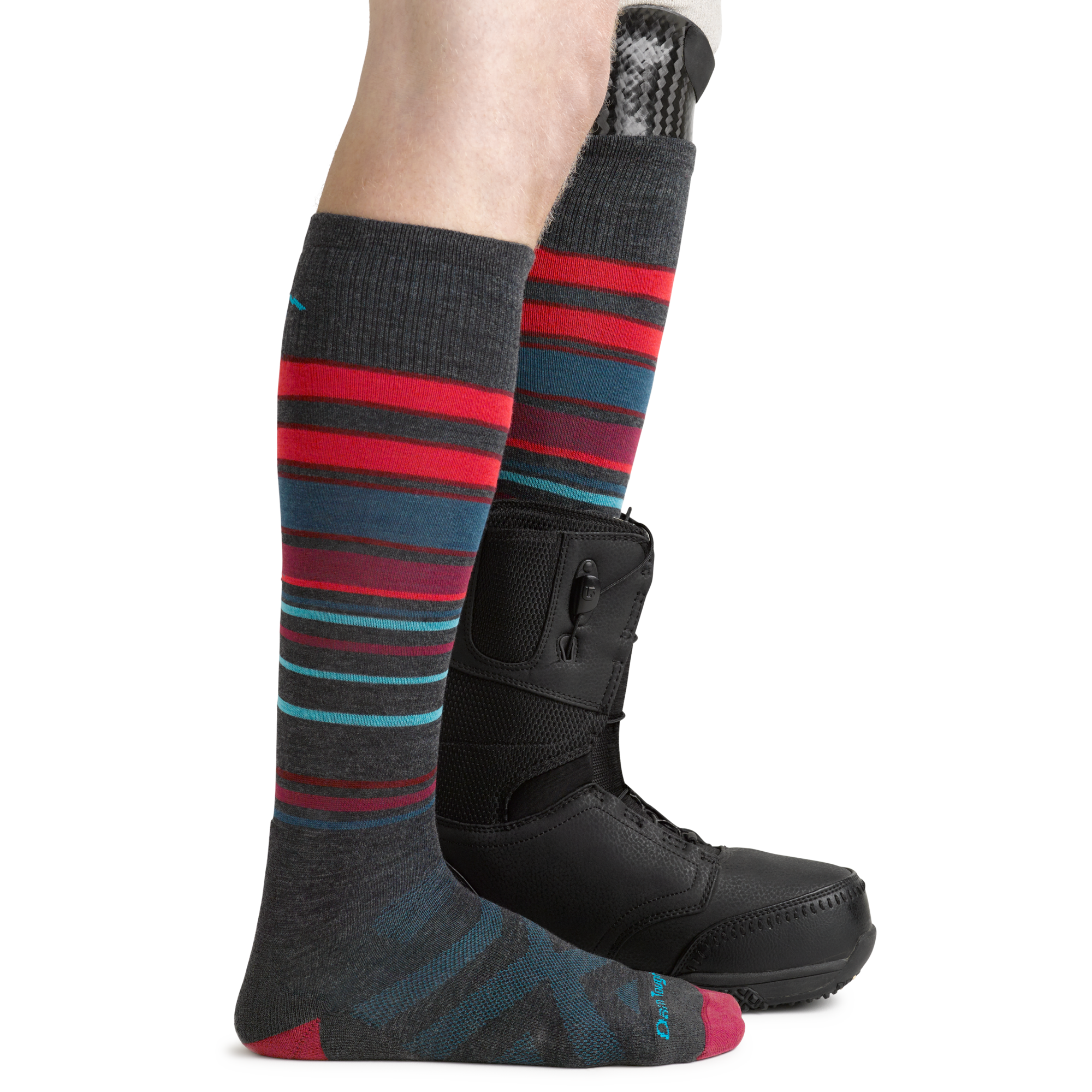 Darn Tough Socks Men's Snowpack Over-the-Calf Midweight Ski & Snowboard Sock - Last Chance - Image 2