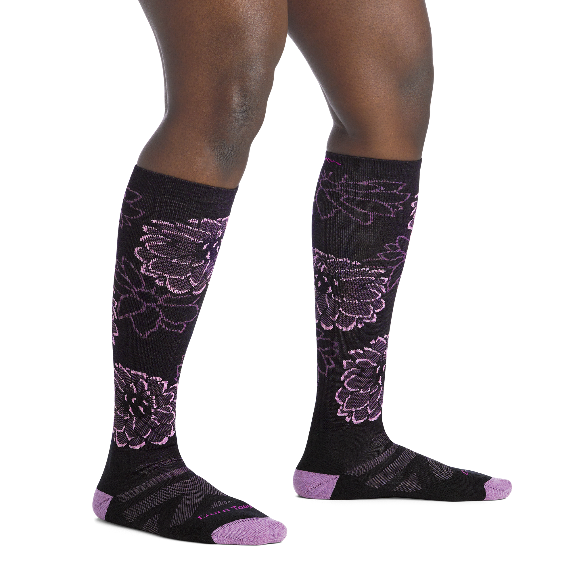 Darn Tough Socks Women's Dahlia Over-the-Calf Midweight Ski & Snowboard Socks - Image 3