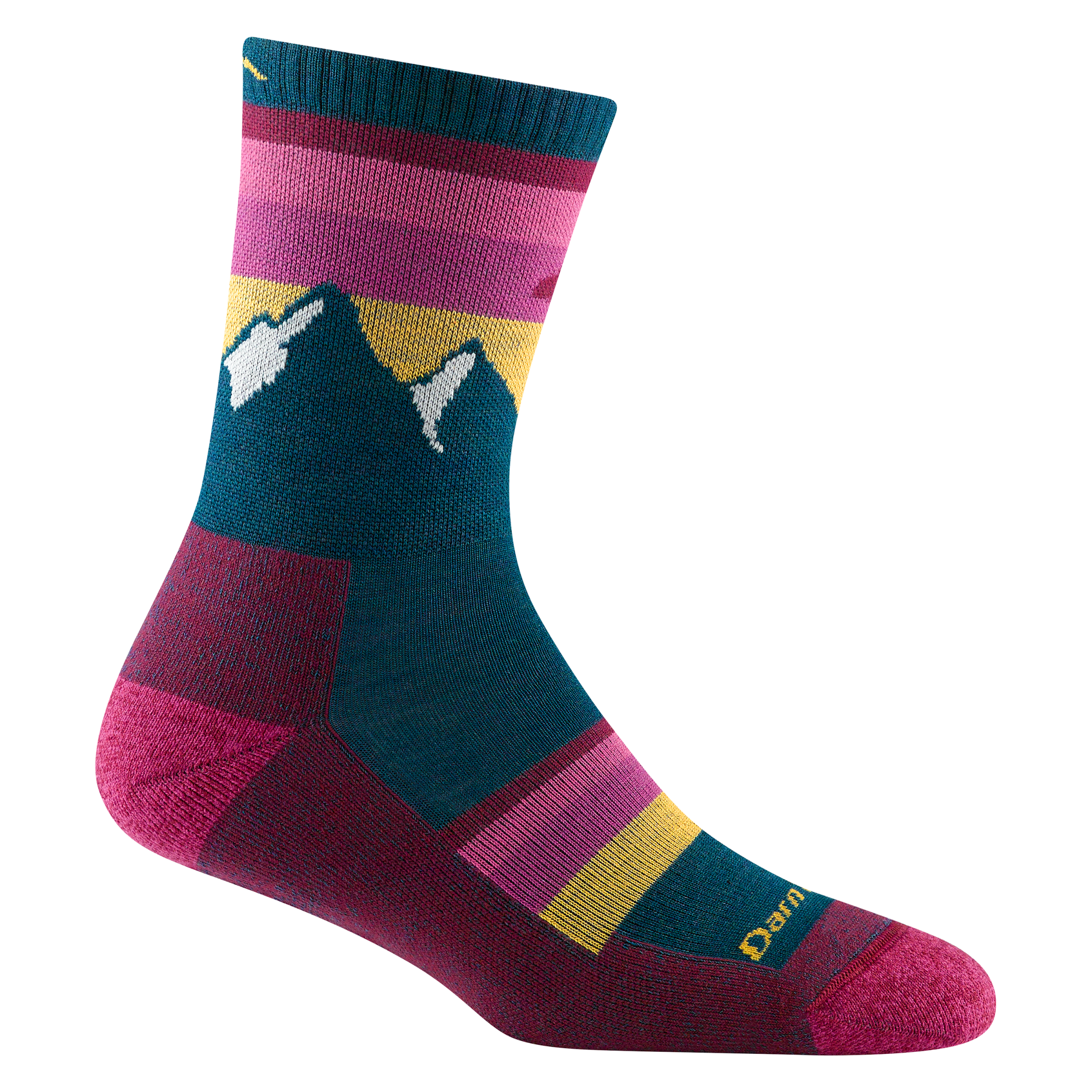 Darn Tough Socks Women's Sunset Ledge Micro Crew Lightweight Hiking Socks - Image 7