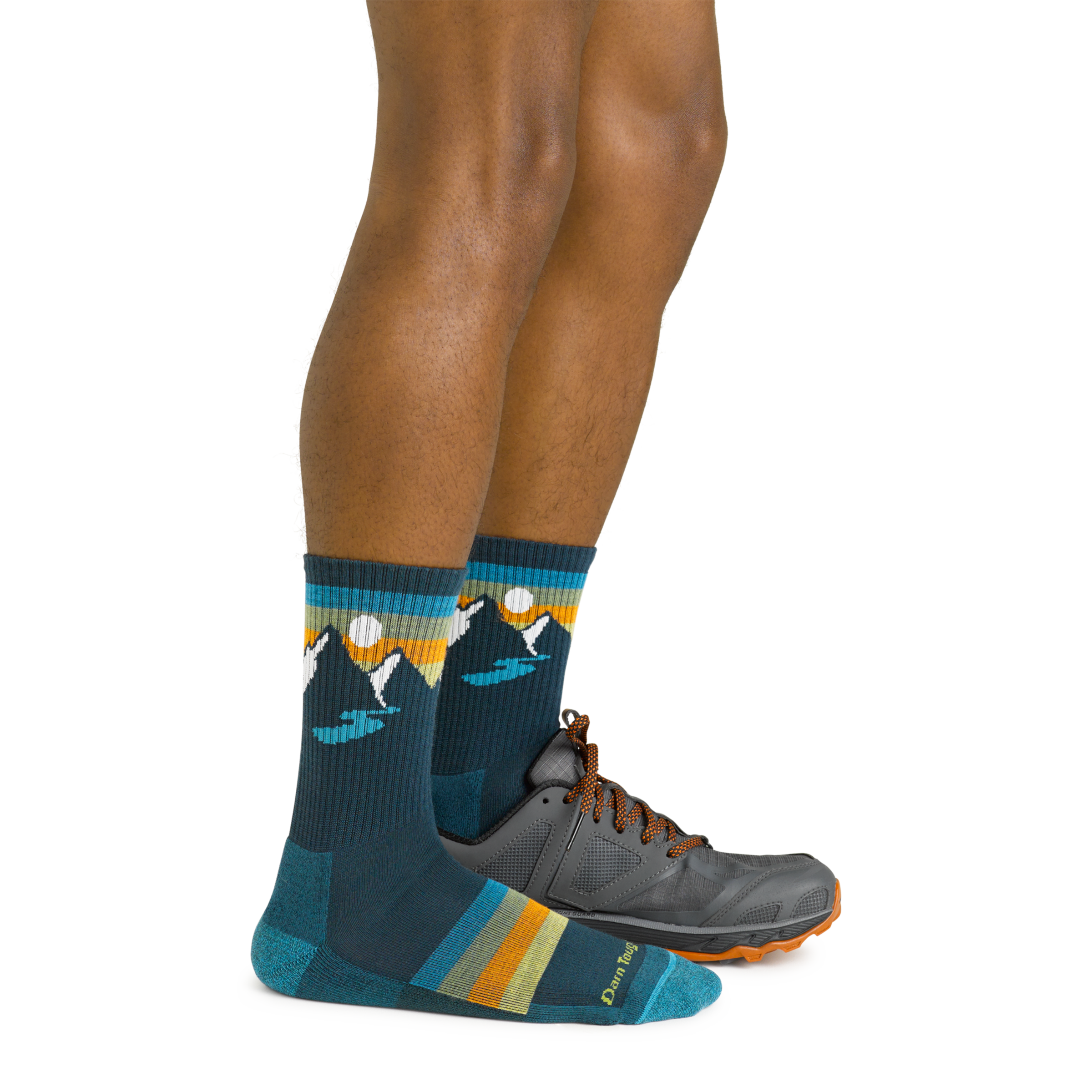 Darn Tough Socks Men's Sunset Ridge Micro Crew Lightweight Hiking Socks - Image 5