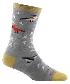 Darn Tough Socks Women's Twitterpated Crew Lightweight Lifestyle Sock-Last Chance