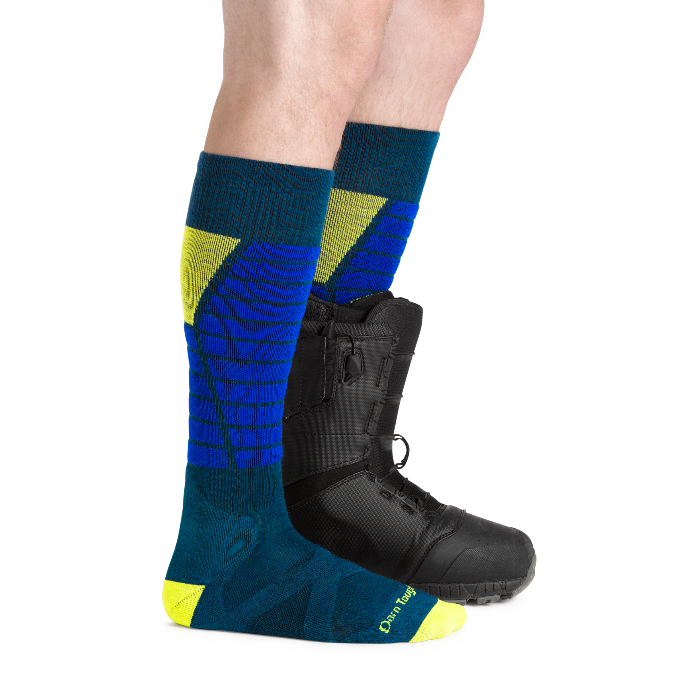 Darn Tough Socks Men's Function X Over-the-Calf Midweight Ski & Snowboard Socks - Image 10