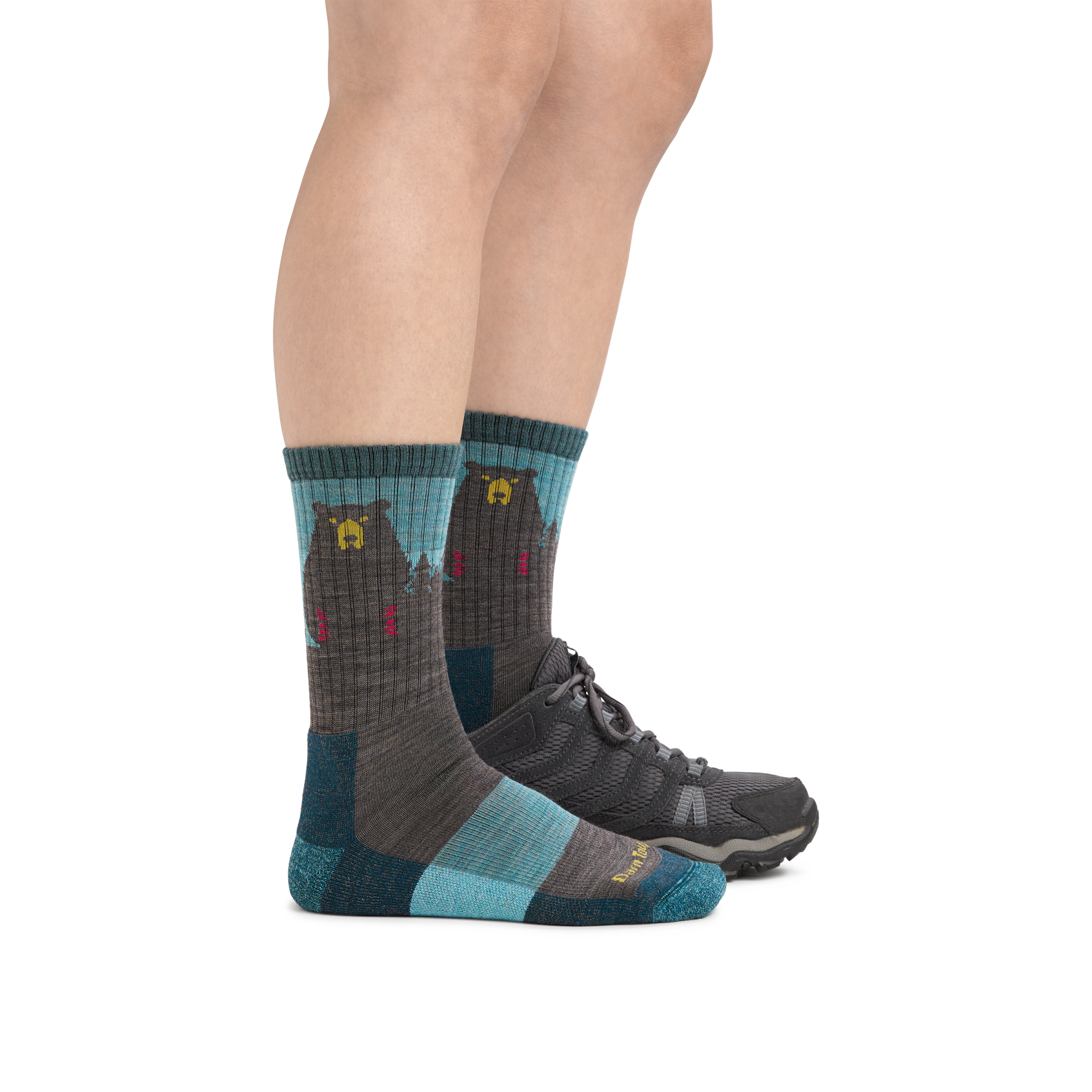 Darn Tough Socks Women's Bear Town Micro Crew Lightweight Hiking Socks - Image 10