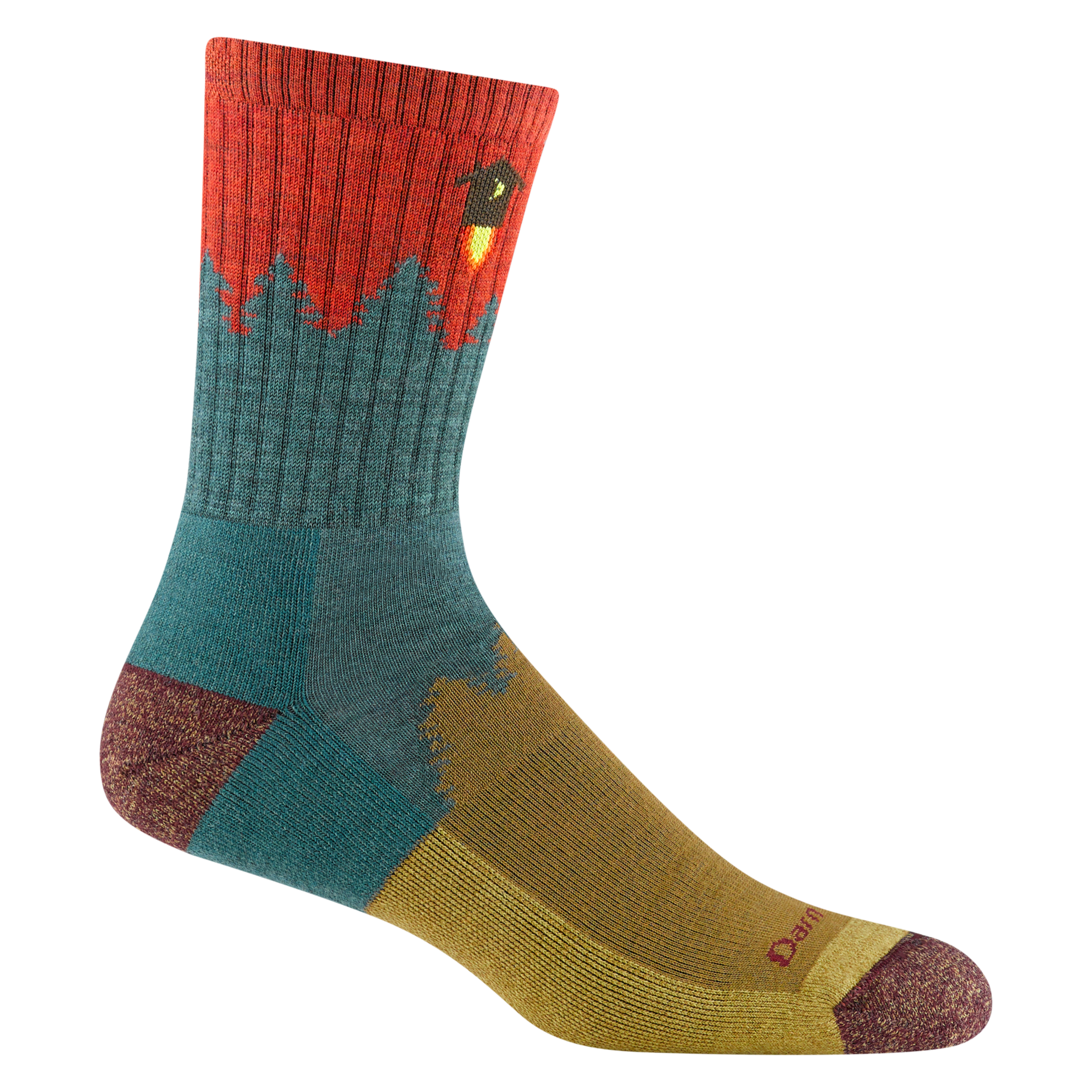 Darn Tough Socks Men's Number 2 Micro Crew Midweight Hiking Socks - Image 5