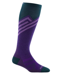 Darn Tough Socks Women's Peaks Over-The-Calf Ultra-Lightweight Ski & Snowboard Sock-Last Chance