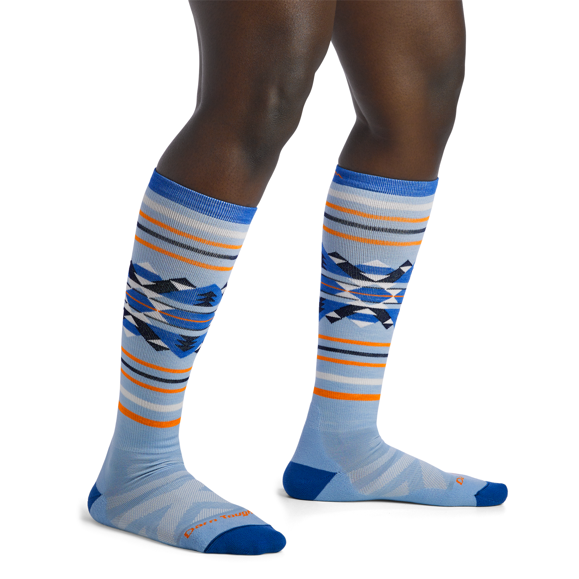 Darn Tough Socks Women's Snowscape Over-the-Calf Lightweight Ski & Snowboard Sock-Last Chance - Image 5