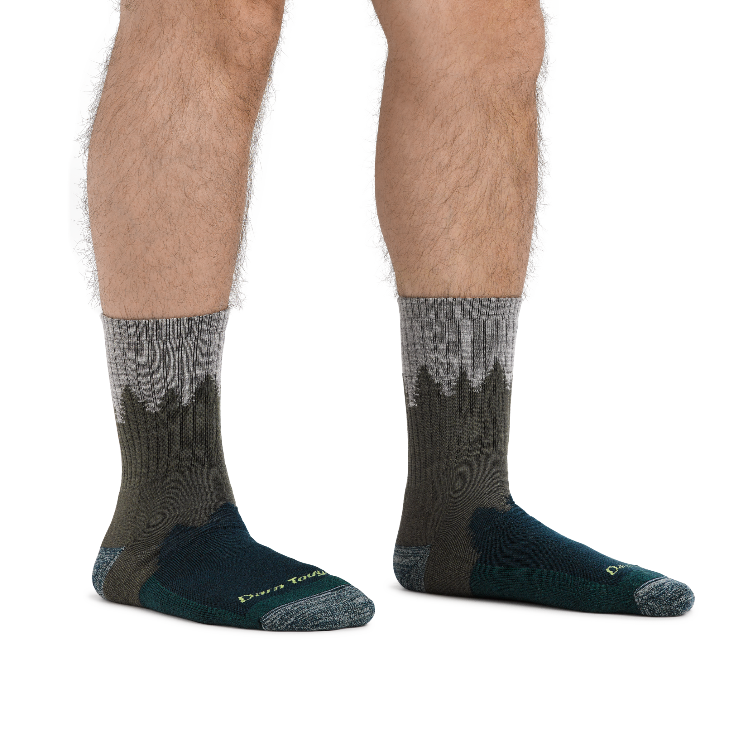 Darn Tough Socks Men's Number 2 Micro Crew Midweight Hiking Socks - Image 4