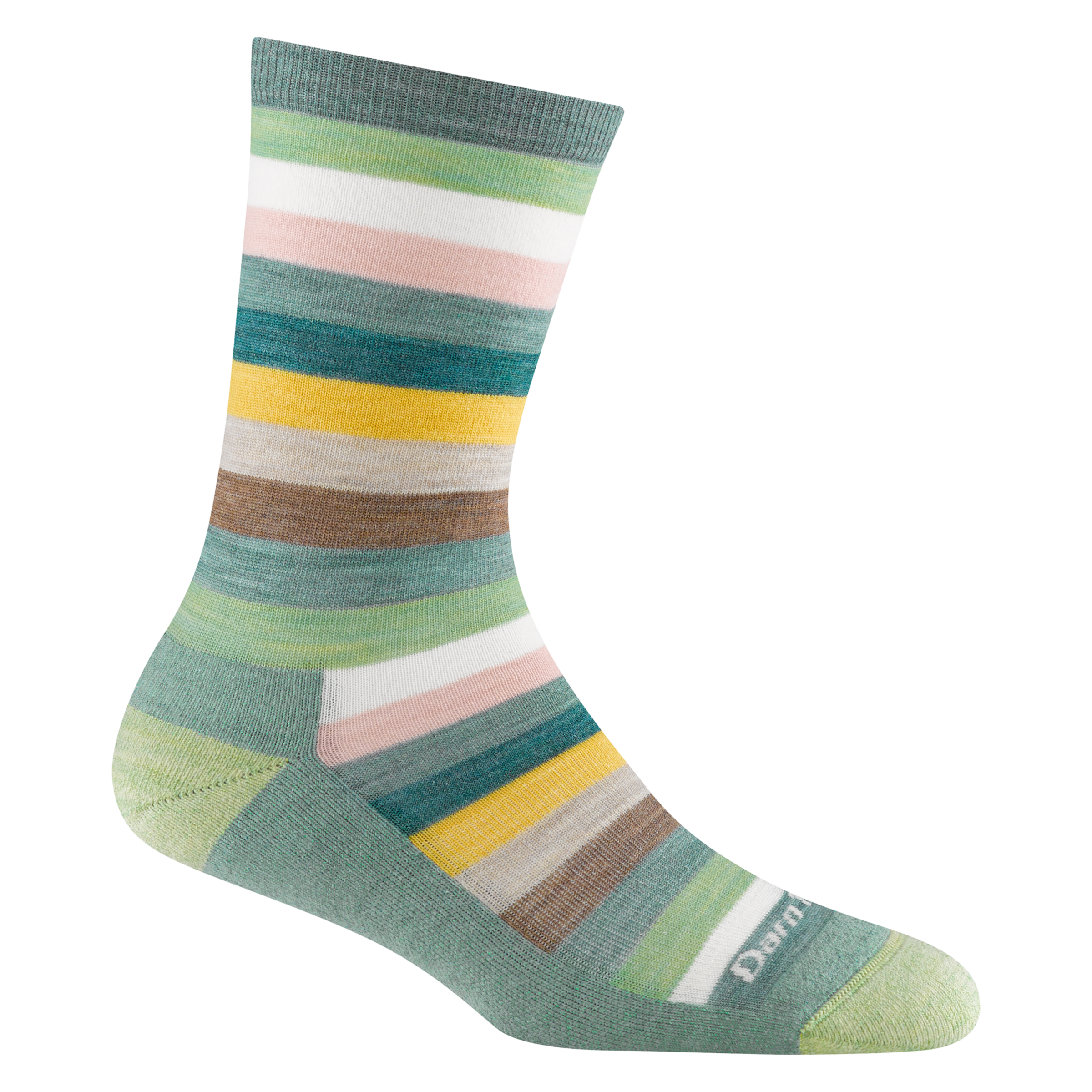 Darn Tough Socks Women's Mystic Stripe Crew Lightweight Lifestyle Sock-Last Chance