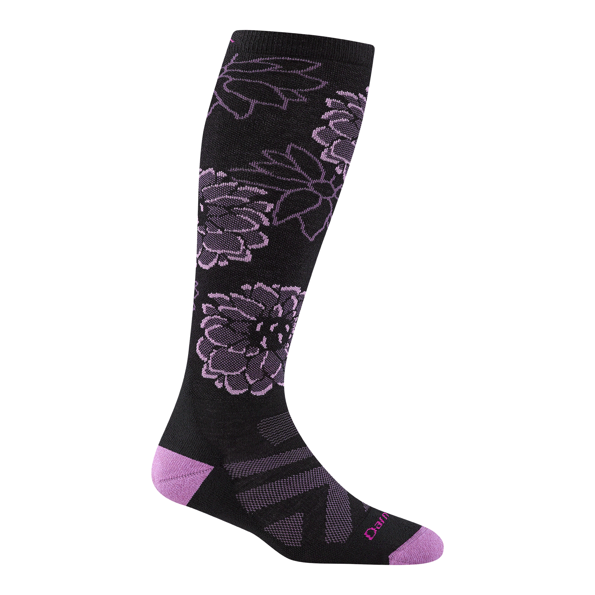 Darn Tough Socks Women's Dahlia Over-the-Calf Midweight Ski & Snowboard Socks - Image 4