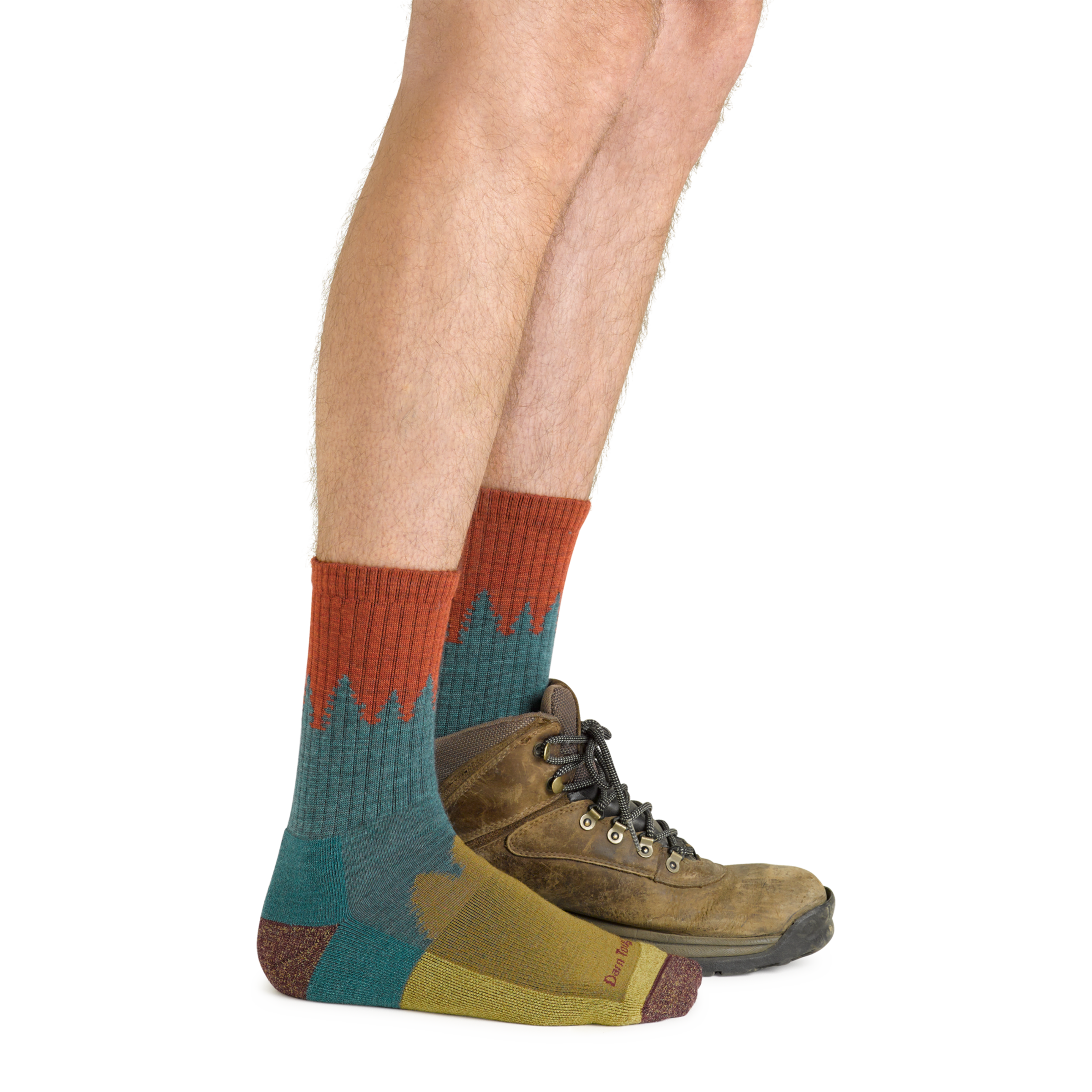 Darn Tough Socks Men's Number 2 Micro Crew Midweight Hiking Socks - Image 7