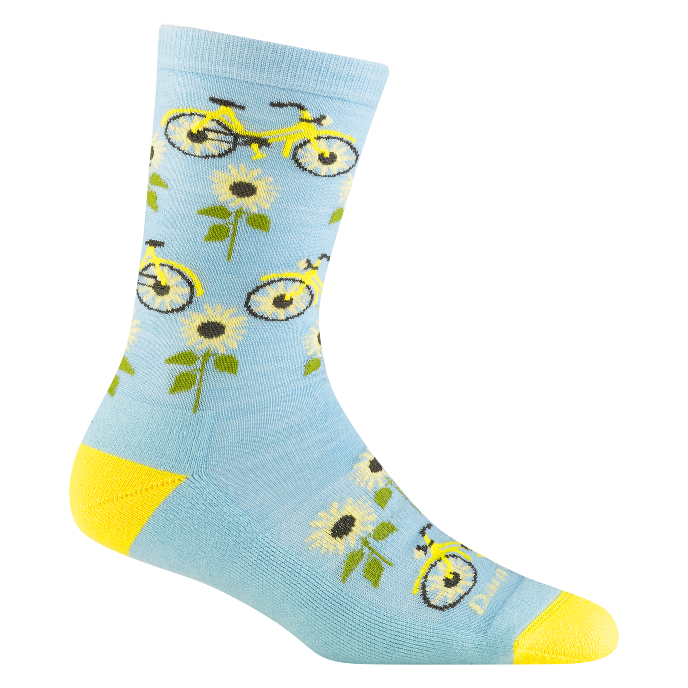 Darn Tough Socks Women's Sun Pedal Crew Lightweight Lifestyle Sock-Last Chance