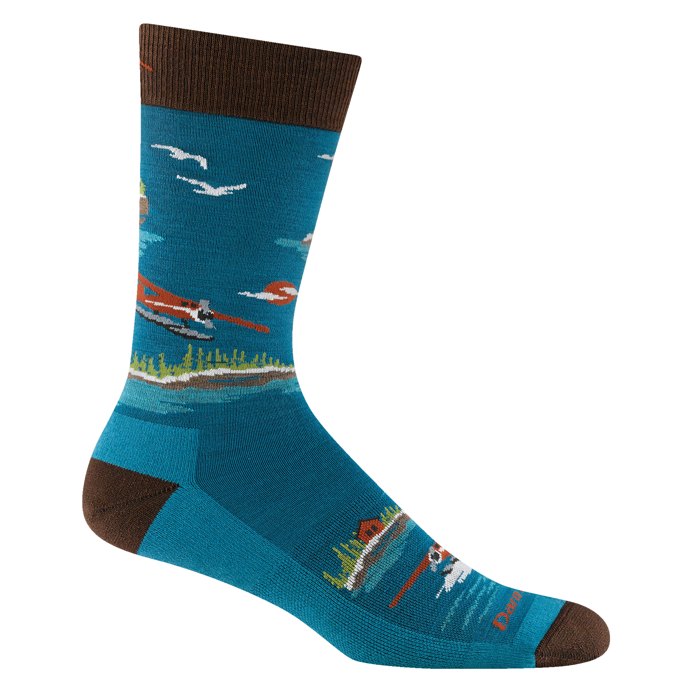 Darn Tough Socks Men's Float Boat Crew Lightweight Lifestyle Socks-Last Chance - Image 2