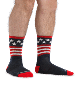 Alternative view of Darn Tough Socks Men's Patriot Micro Crew Ultra-Lightweight Running Socks