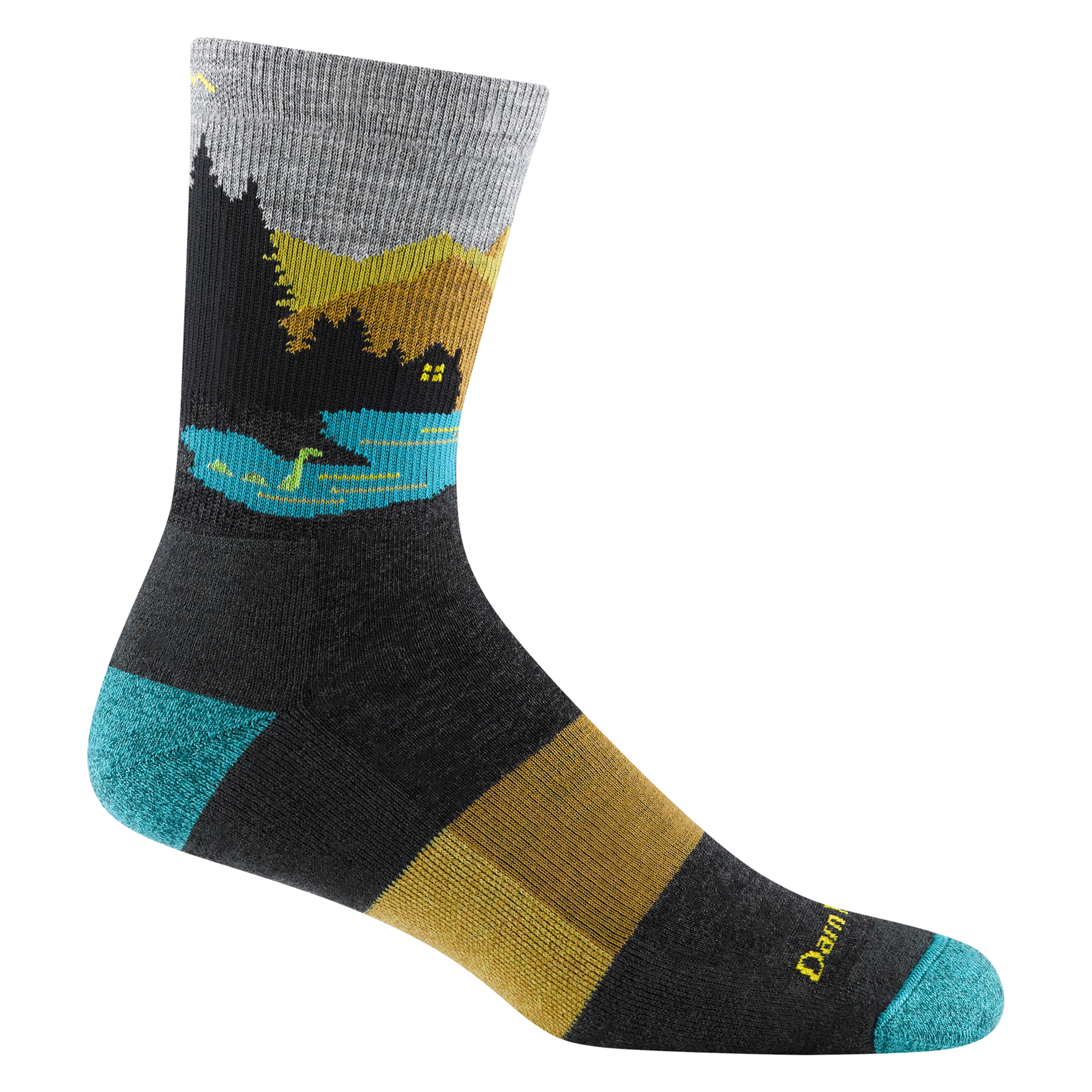 Darn Tough Socks Men's Close Encounters Micro Crew Midweight Hiking Socks - Image 5