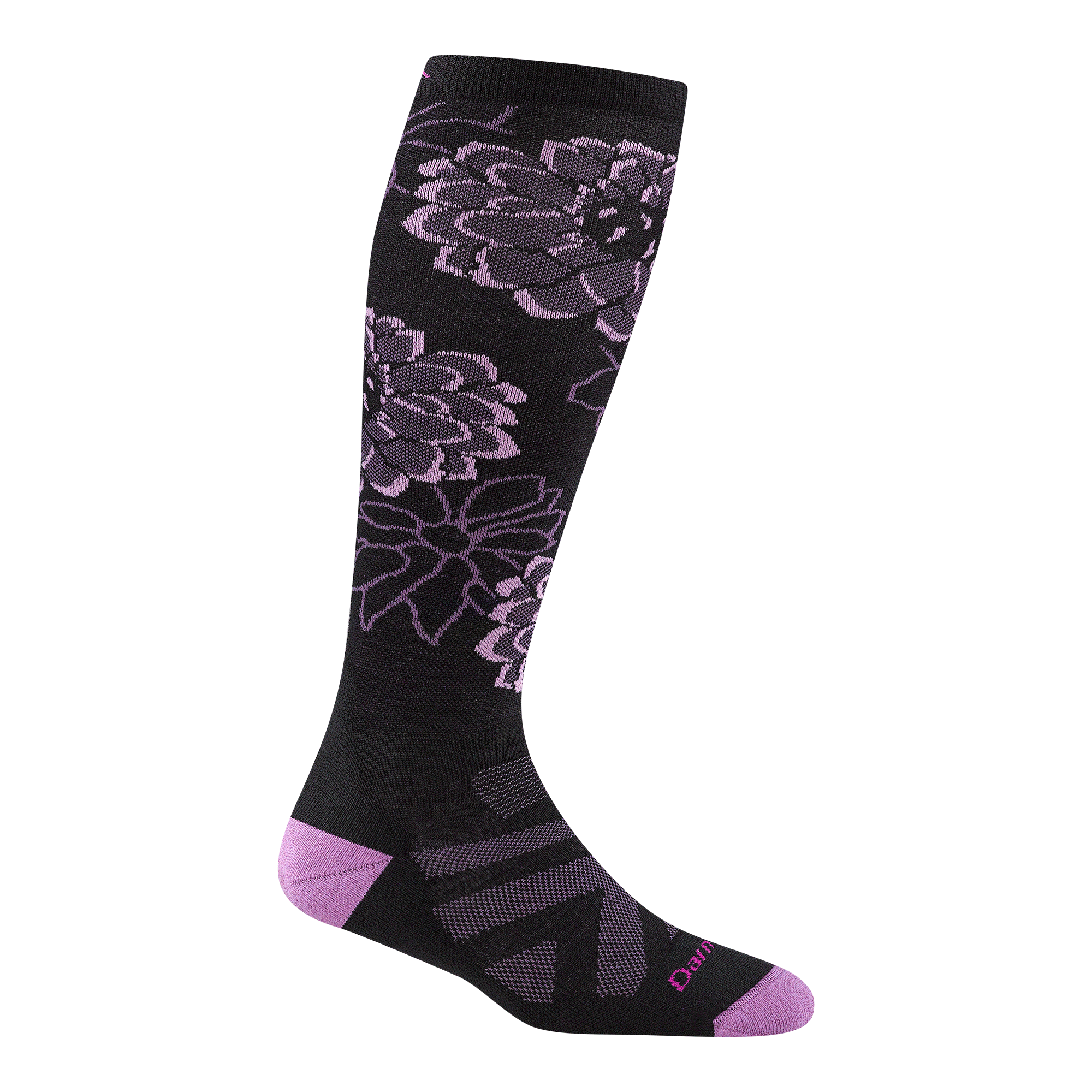 Darn Tough Socks Women's Dahlia Over-the-Calf Midweight Ski & Snowboard Socks