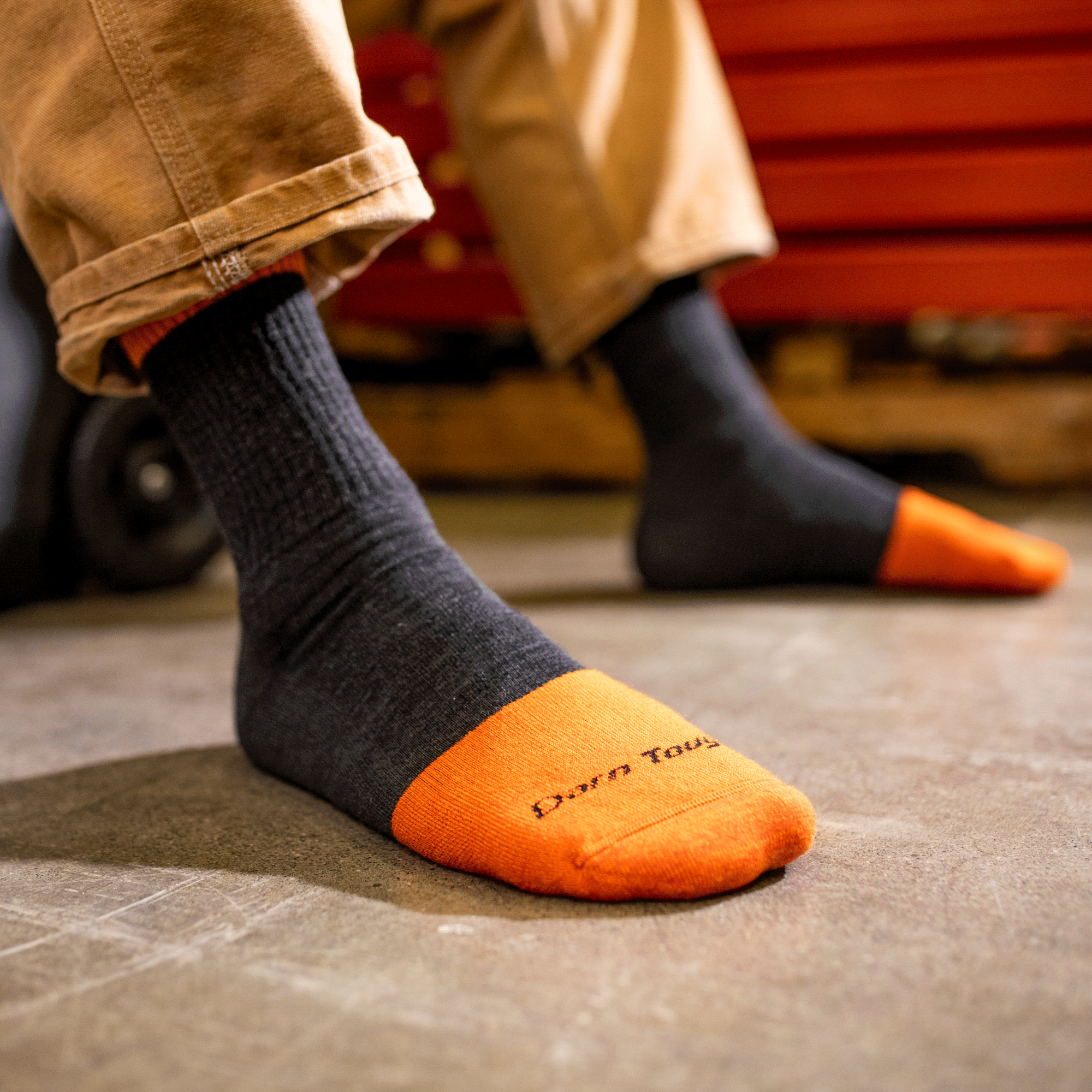 Darn Tough Socks Men's Steely Micro Crew Sock 5-Pack - Image 6