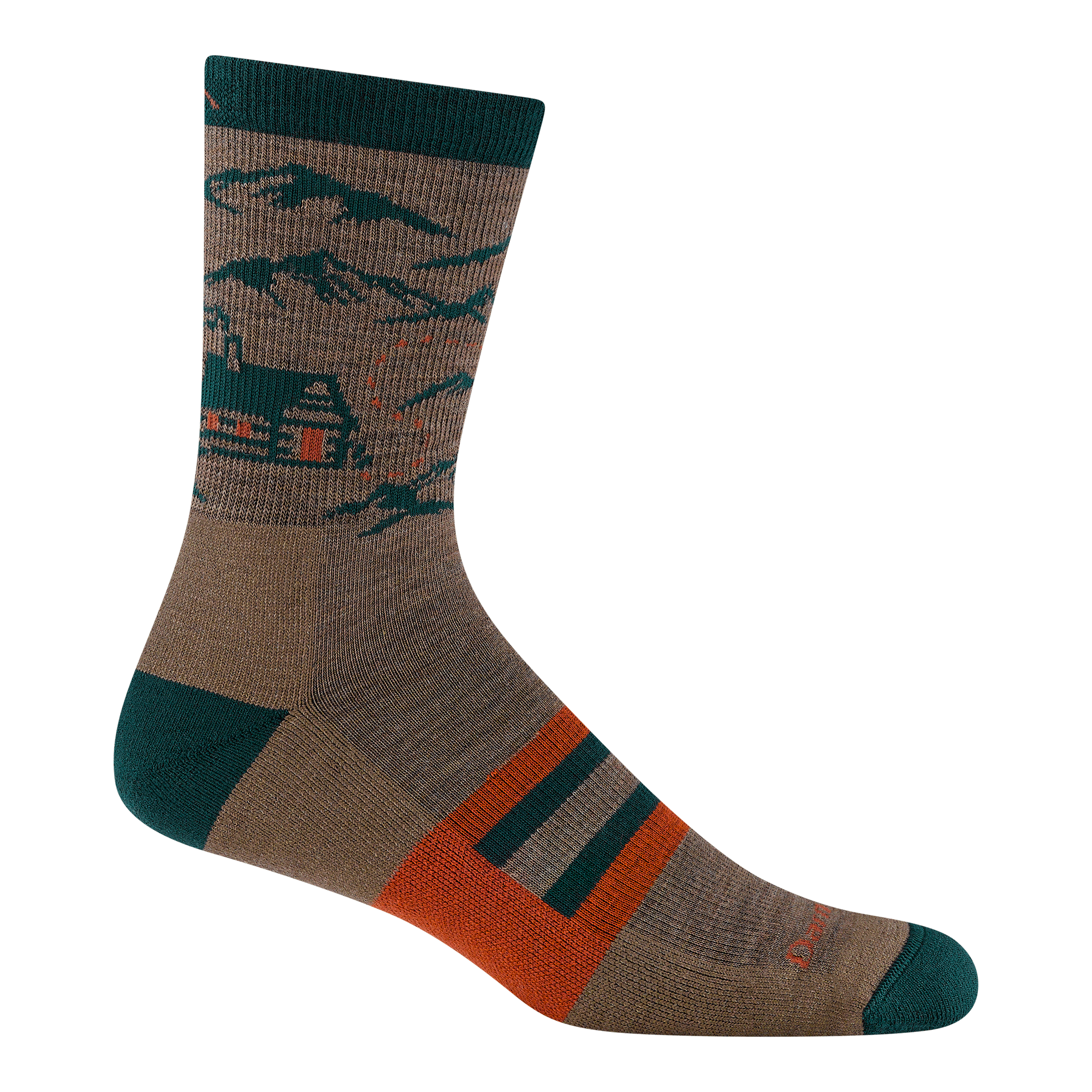 Darn Tough Socks Men's Hike Hike Hut Micro Crew Midweight Hiking Socks-Last Chance - Image 8