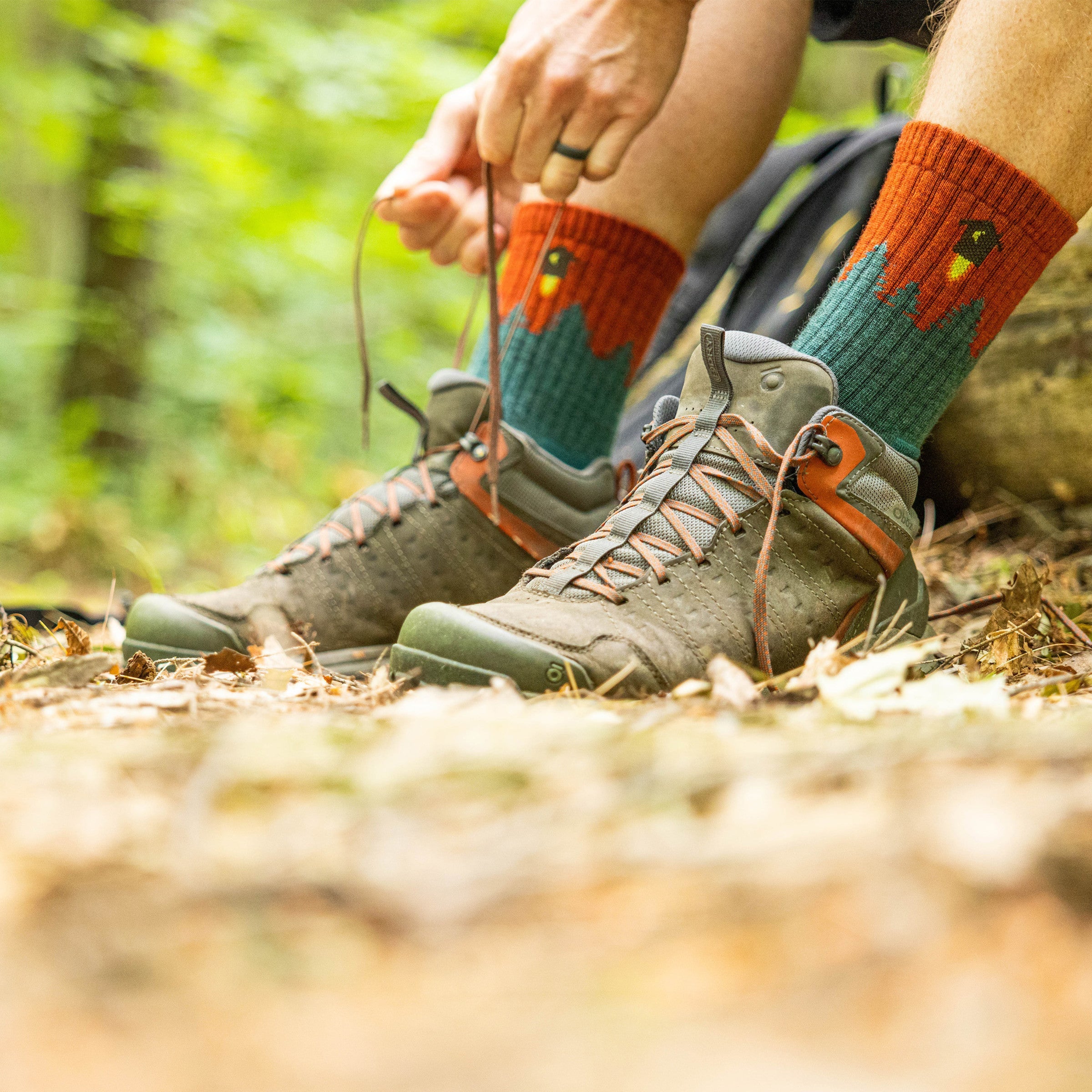 Darn Tough Socks Men's Number 2 Micro Crew Midweight Hiking Socks - Image 13