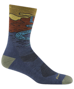 Darn Tough Socks Men's Chasing Waterfalls Micro Crew Lightweight Hiking Socks