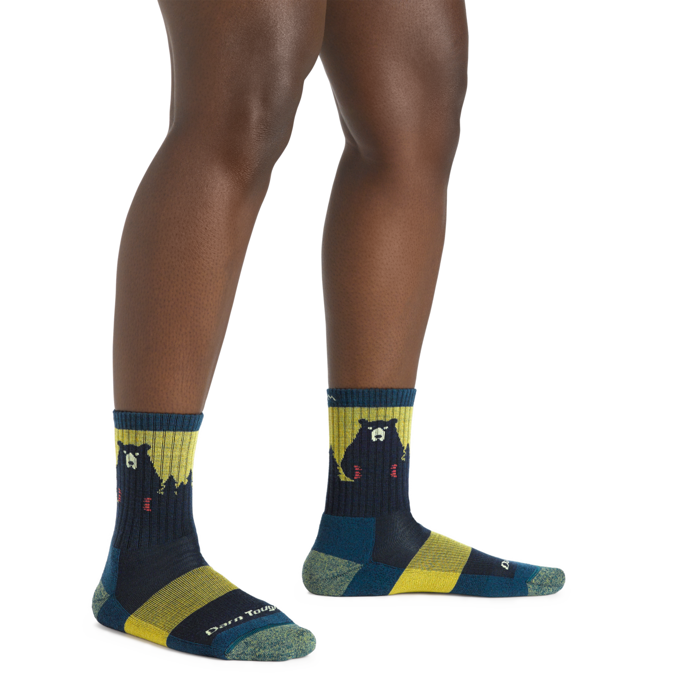 Darn Tough Socks Women's Bear Town Micro Crew Lightweight Hiking Socks - Image 17