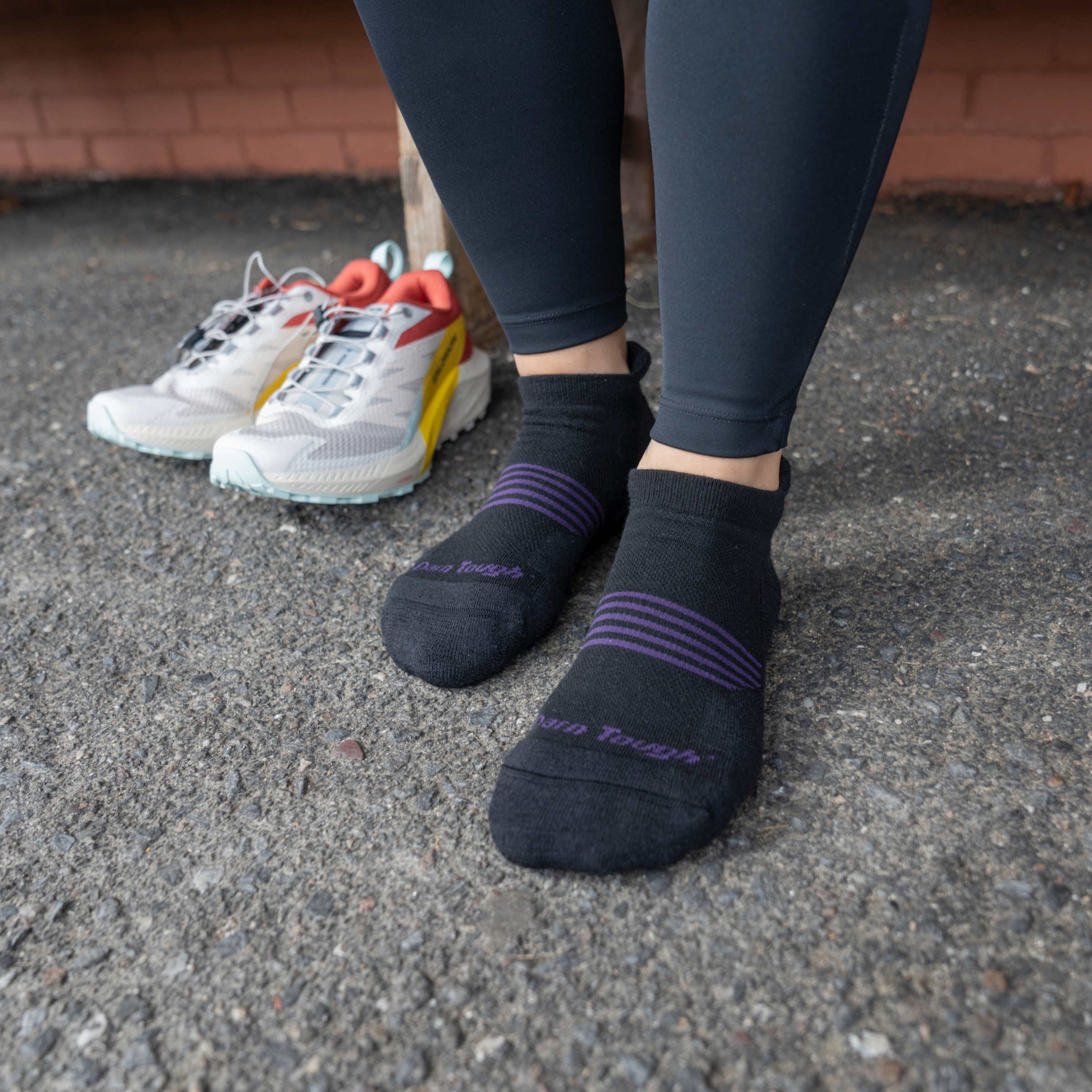 Darn Tough Socks Men's and Women's Element No Show 2-Pack - Image 9