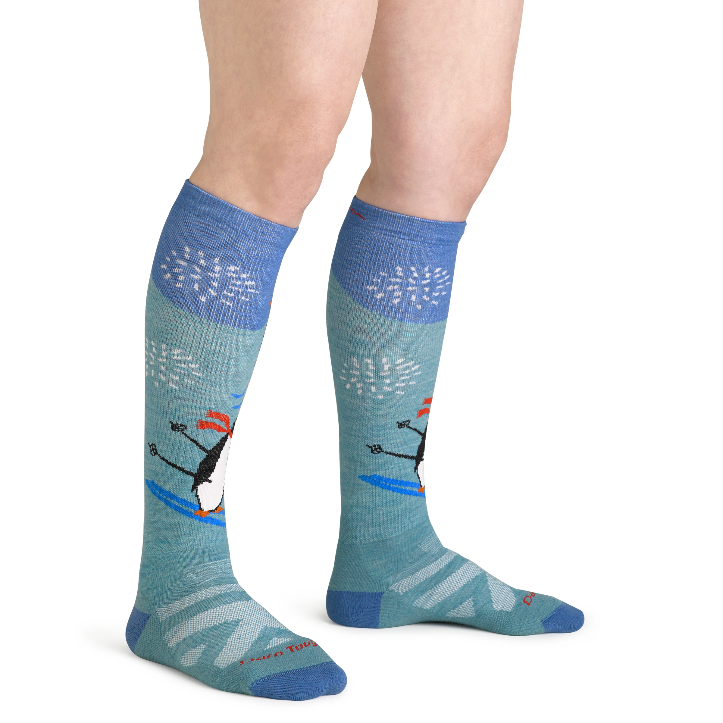 Darn Tough Socks Women's Penguin Peak Over-The-Calf Midweight Ski & Snowboard Sock-Last Chance - Image 2
