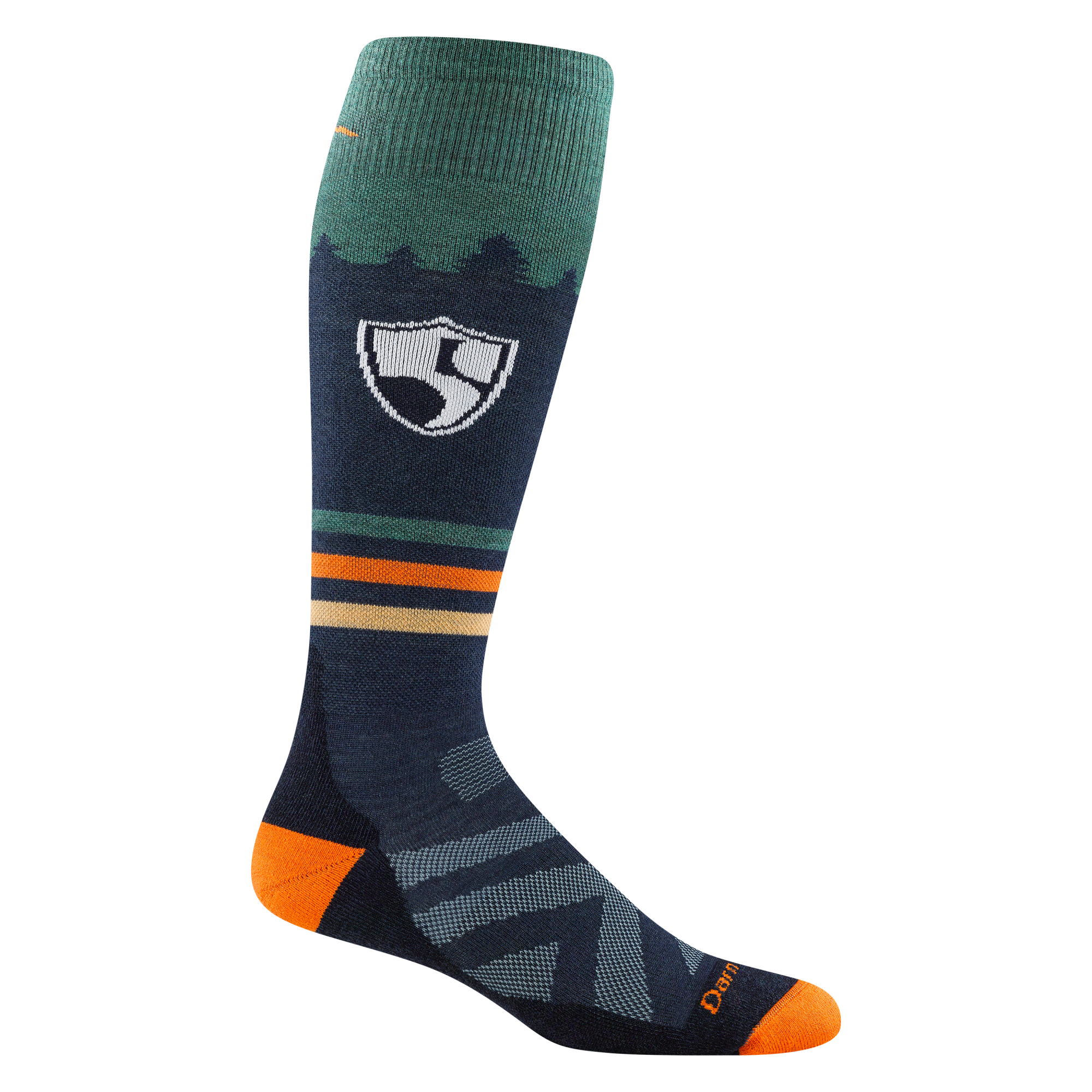 Darn Tough Socks High Fives Over-the-Calf Midweight Ski & Snowboard Socks - Image 4