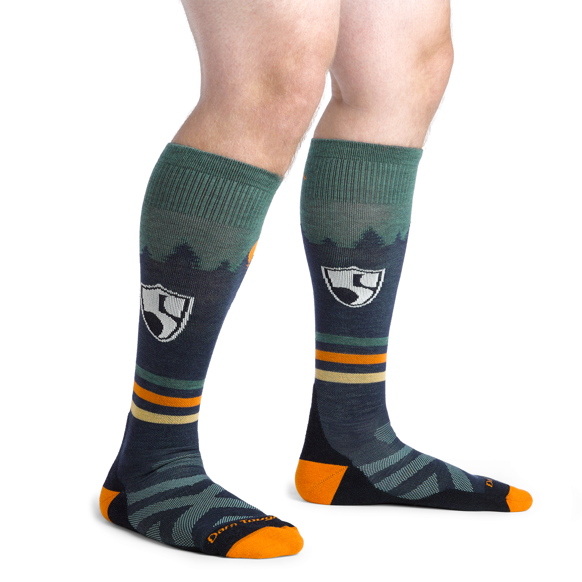 Darn Tough Socks High Fives Over-the-Calf Midweight Ski & Snowboard Socks - Image 3