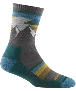 Darn Tough Socks Women's Sunset Ledge Micro Crew Lightweight Hiking Socks