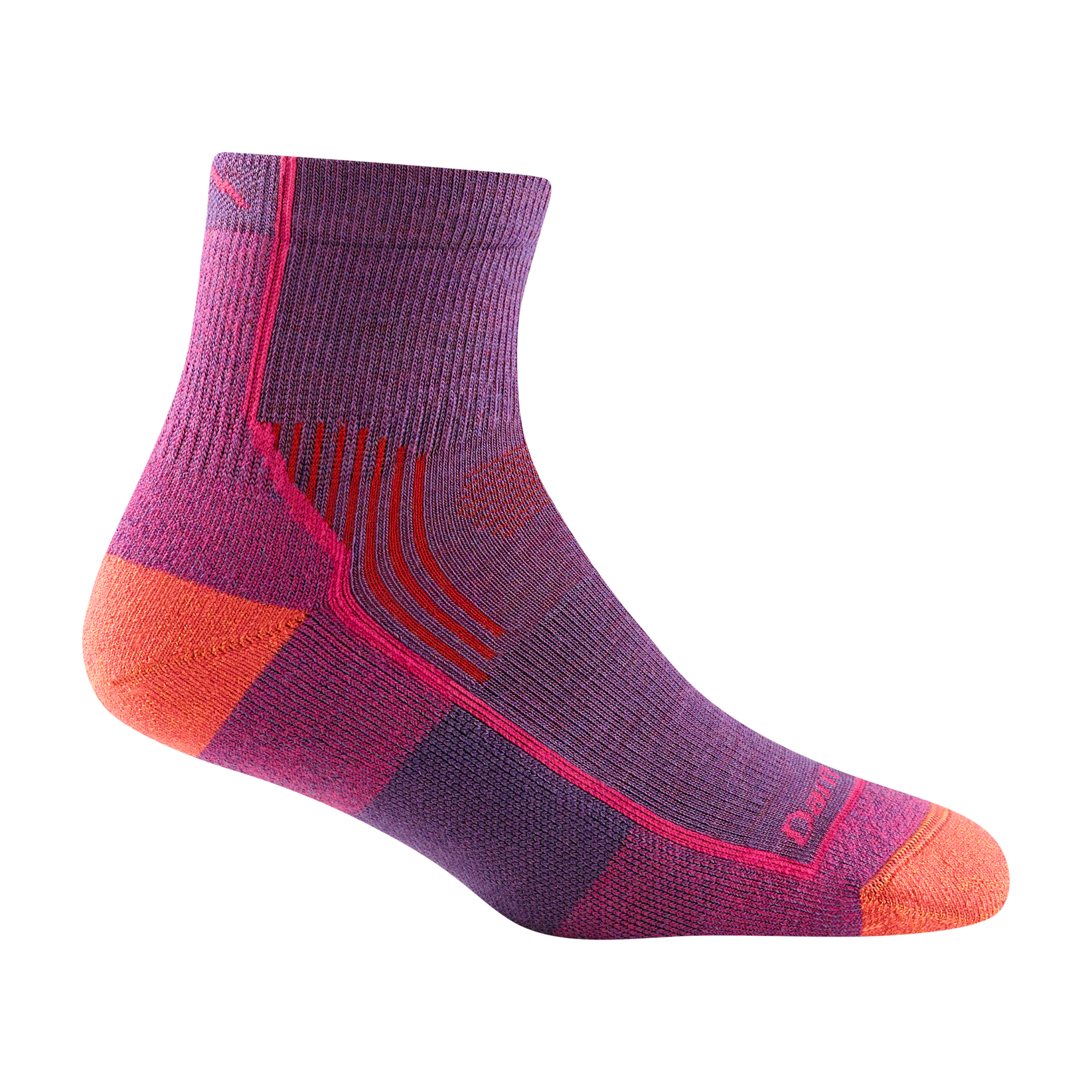Darn Tough Socks Women's Hiker Quarter Midweight Hiking Sock-Last Chance
