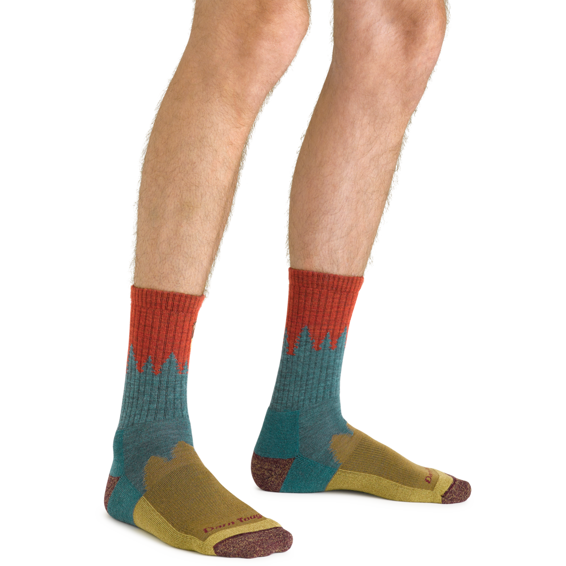 Darn Tough Socks Men's Number 2 Micro Crew Midweight Hiking Socks - Image 6
