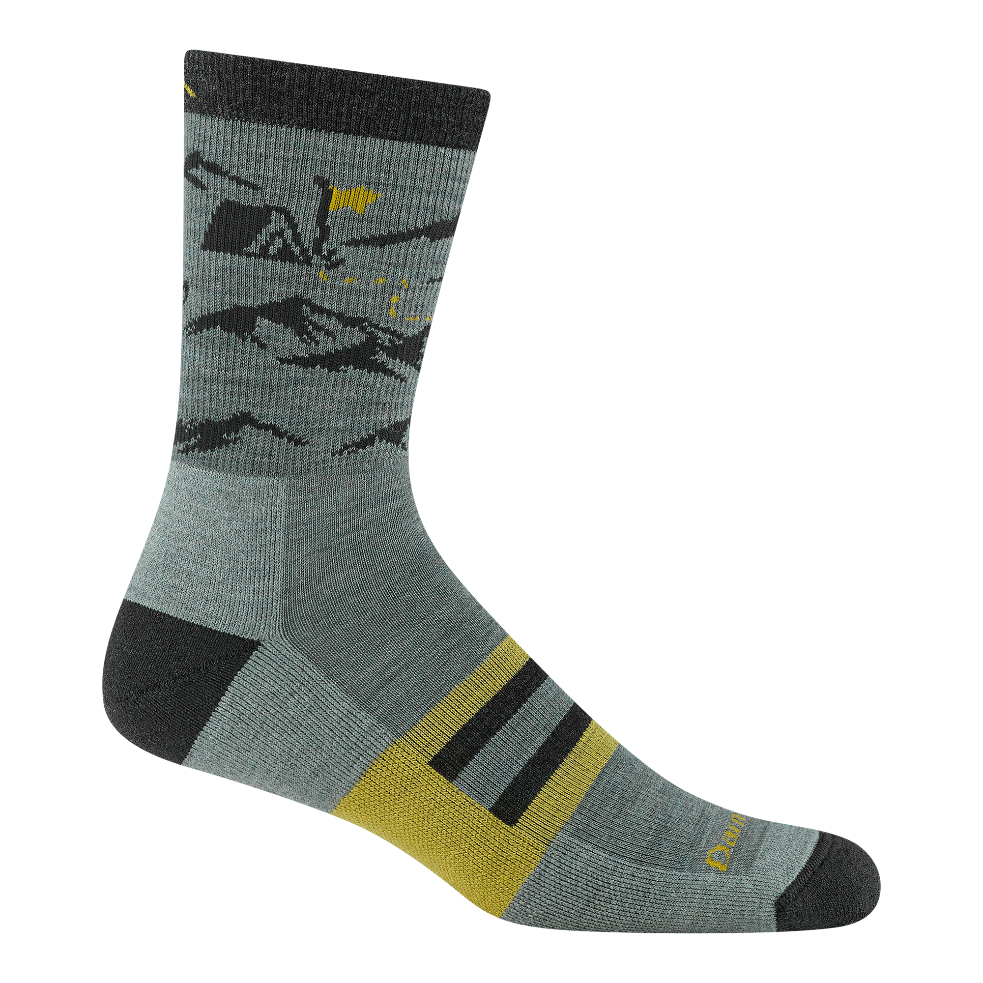 Darn Tough Socks Men's Hike Hike Hut Micro Crew Midweight Hiking Socks-Last Chance - Image 2