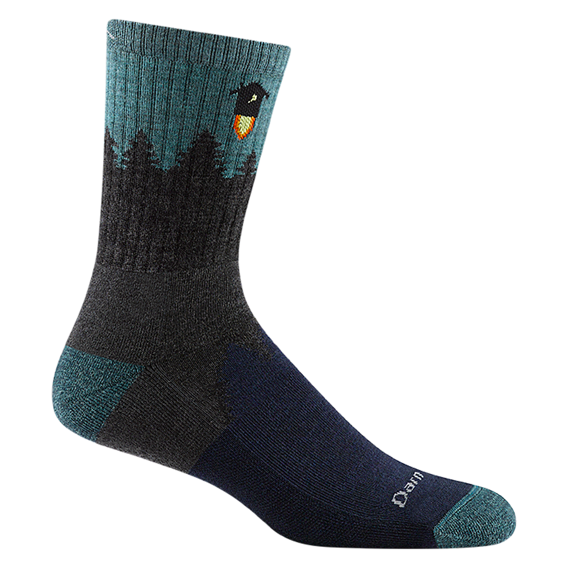 Darn Tough Socks Men's Number 2 Micro Crew Midweight Hiking Socks - Image 8