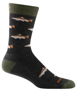 Alternative view of Darn Tough Socks Men's Spey Fly Crew Lightweight Lifestyle Socks